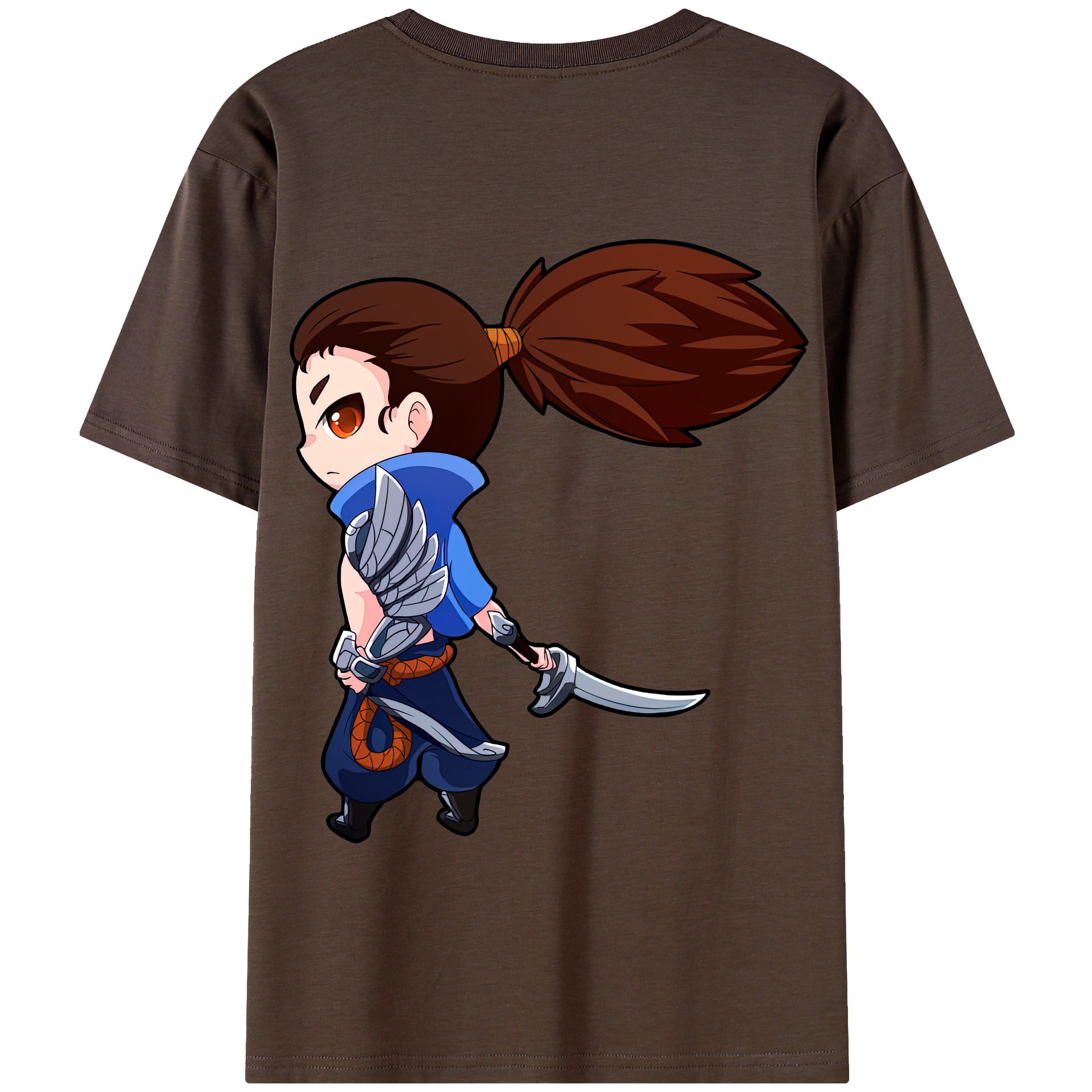 リーグ・オブ・レジェンド League of Legends LOL 綿100％半袖Tシャツ（背面プリント）