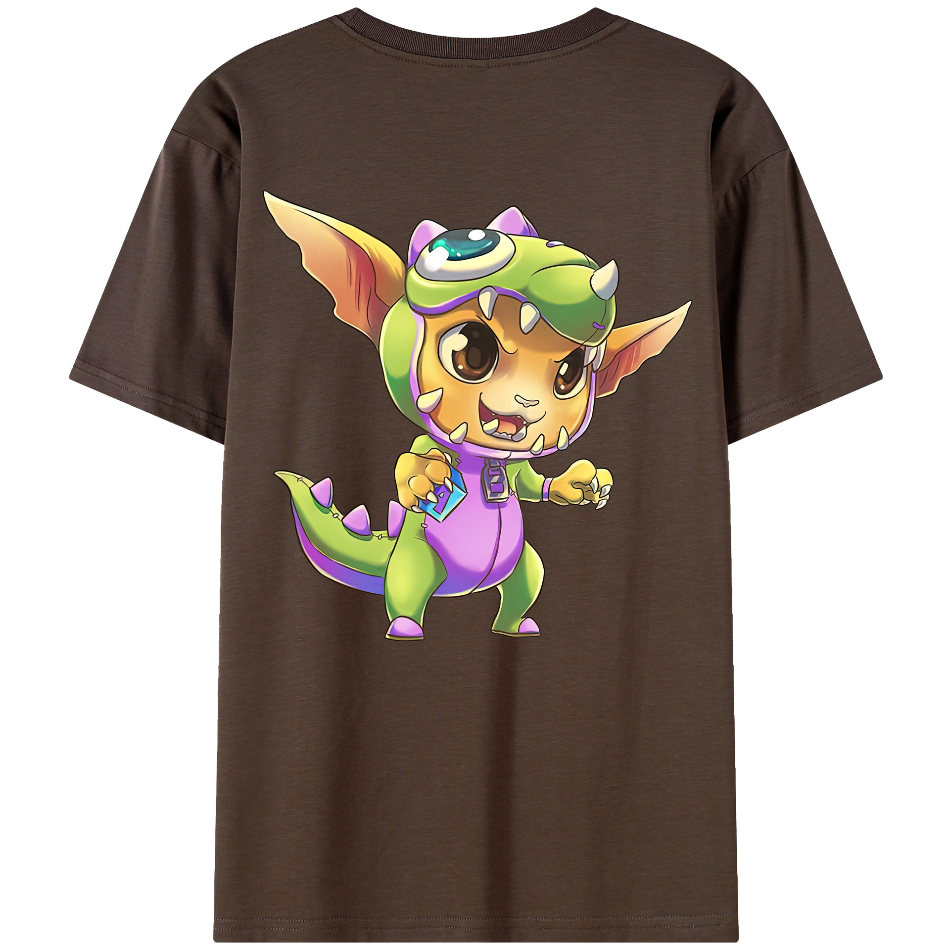 （画像用） リーグ・オブ・レジェンド League of Legends LOL 綿100％半袖Tシャツ（背面プリント）