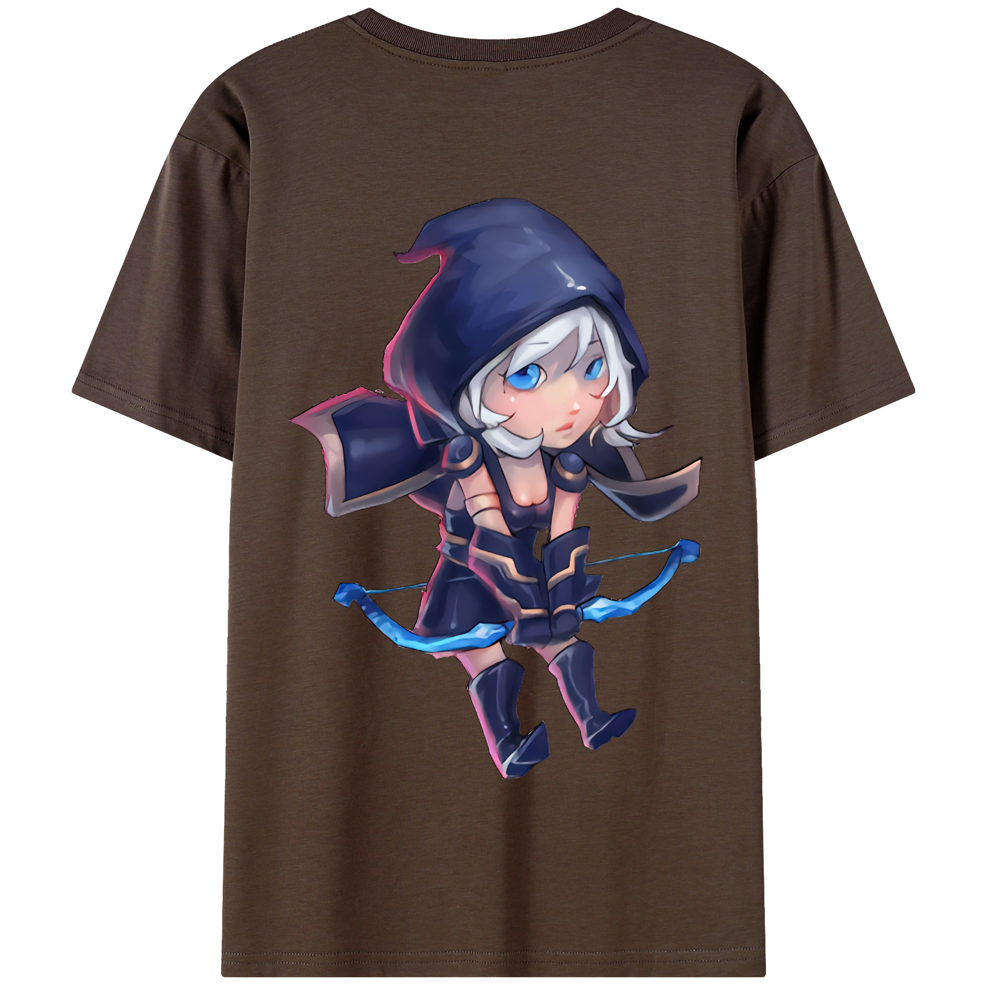 リーグ・オブ・レジェンド League of Legends LOL 綿100％半袖Tシャツ（背面プリント）