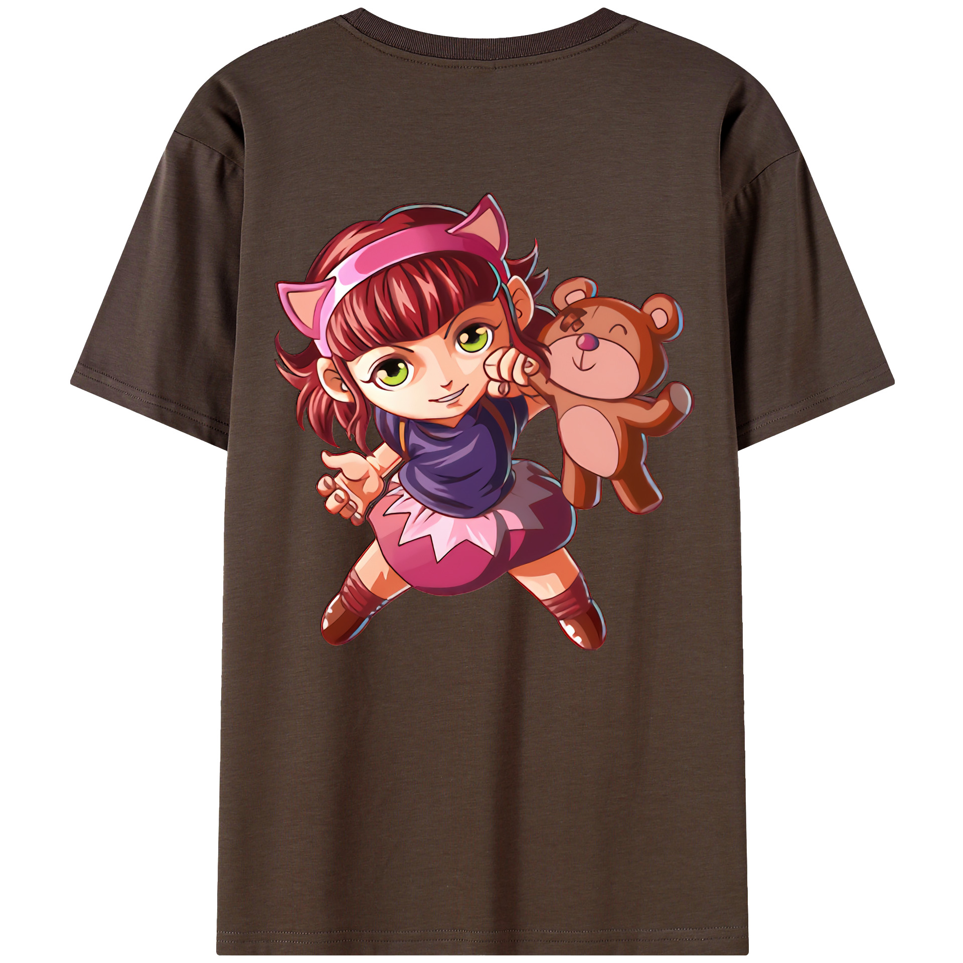 リーグ・オブ・レジェンド League of Legends LOL 綿100％半袖Tシャツ（背面プリント）
