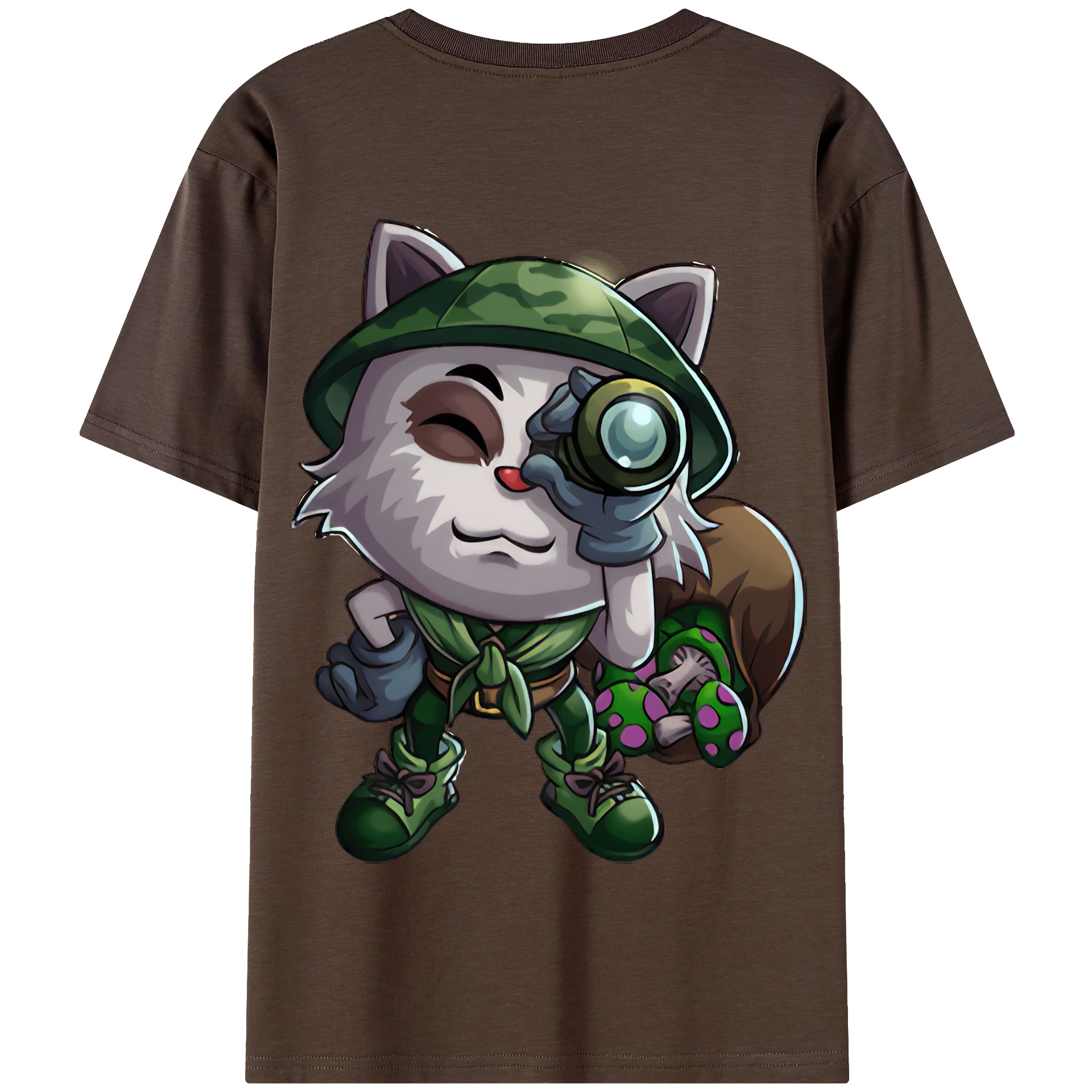 リーグ・オブ・レジェンド League of Legends LOL 綿100％半袖Tシャツ（背面プリント）