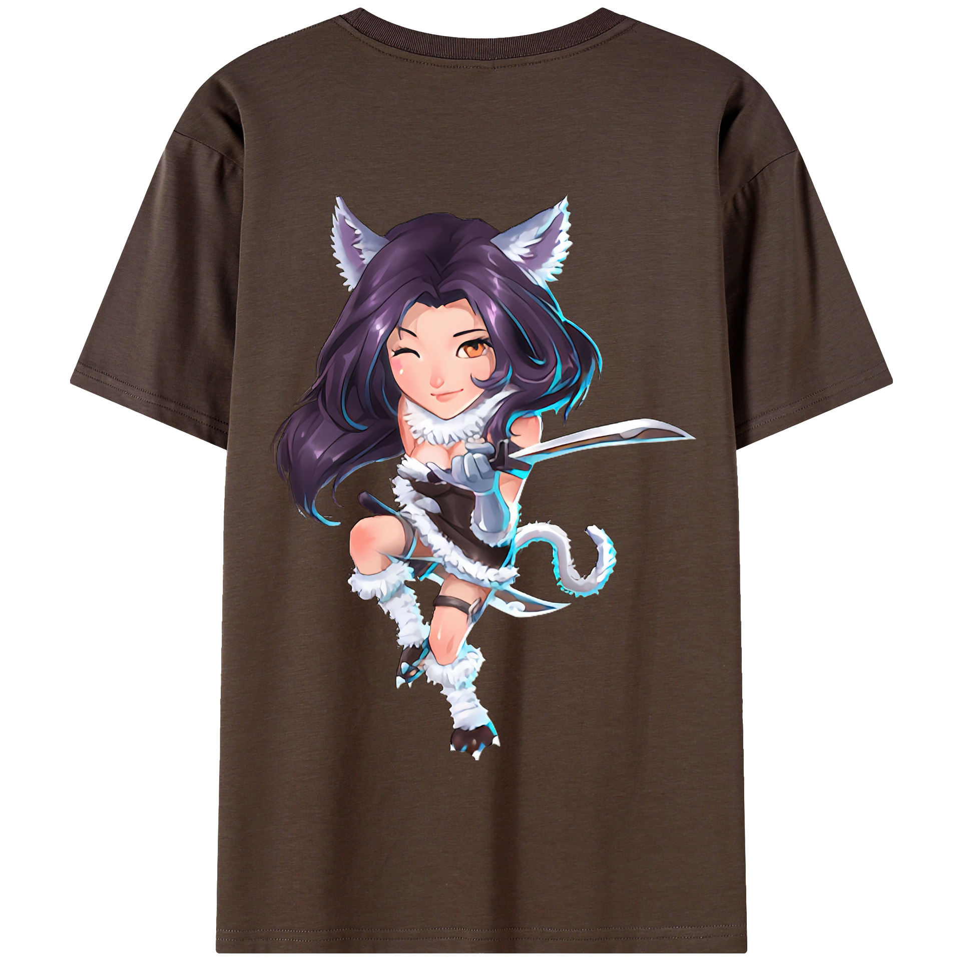 リーグ・オブ・レジェンド League of Legends LOL 綿100％半袖Tシャツ（背面プリント）