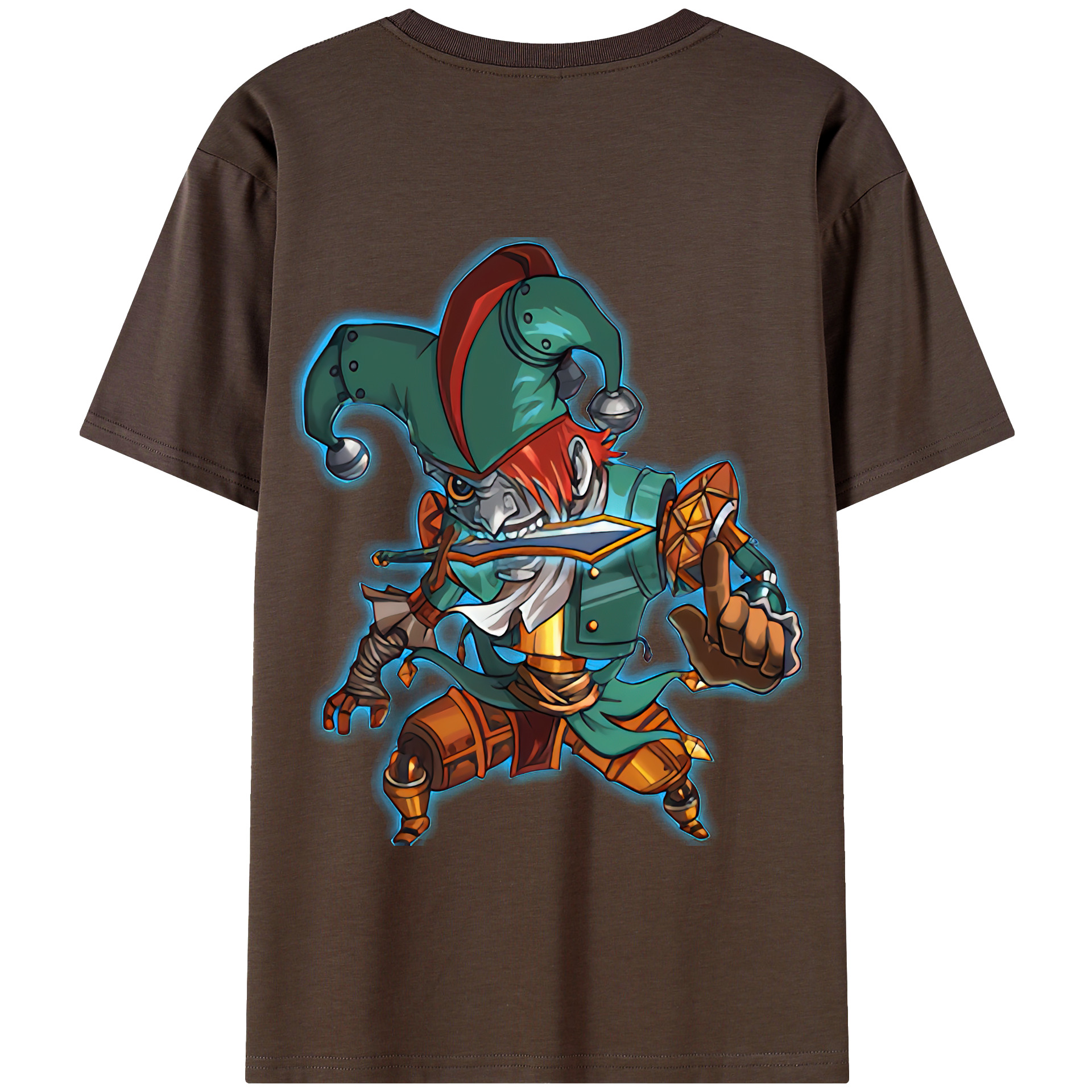 リーグ・オブ・レジェンド League of Legends LOL 綿100％半袖Tシャツ（背面プリント）