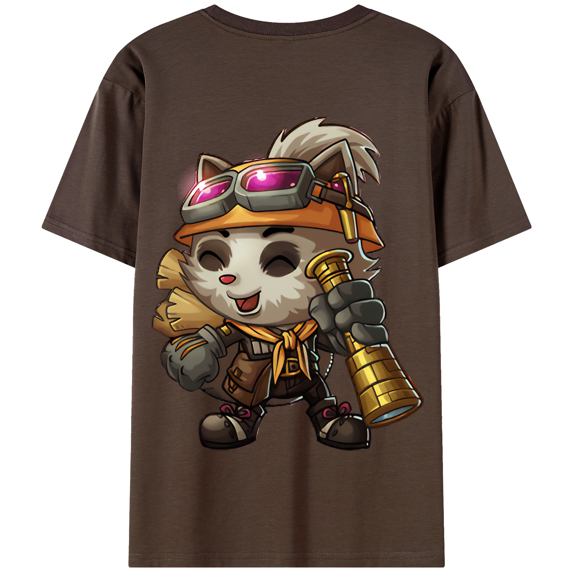リーグ・オブ・レジェンド League of Legends LOL 綿100％半袖Tシャツ（背面プリント）