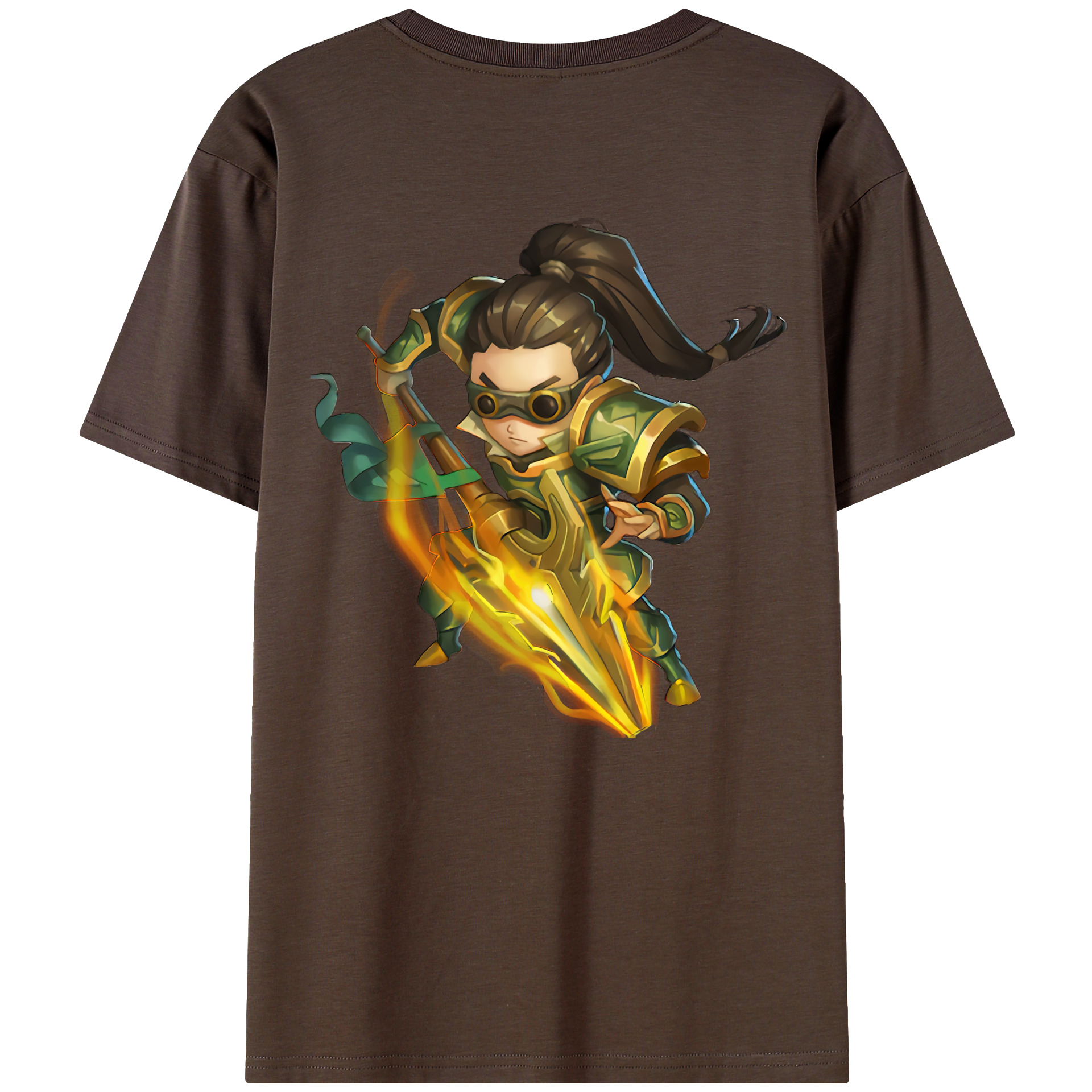 リーグ・オブ・レジェンド League of Legends LOL 綿100％半袖Tシャツ（背面プリント）