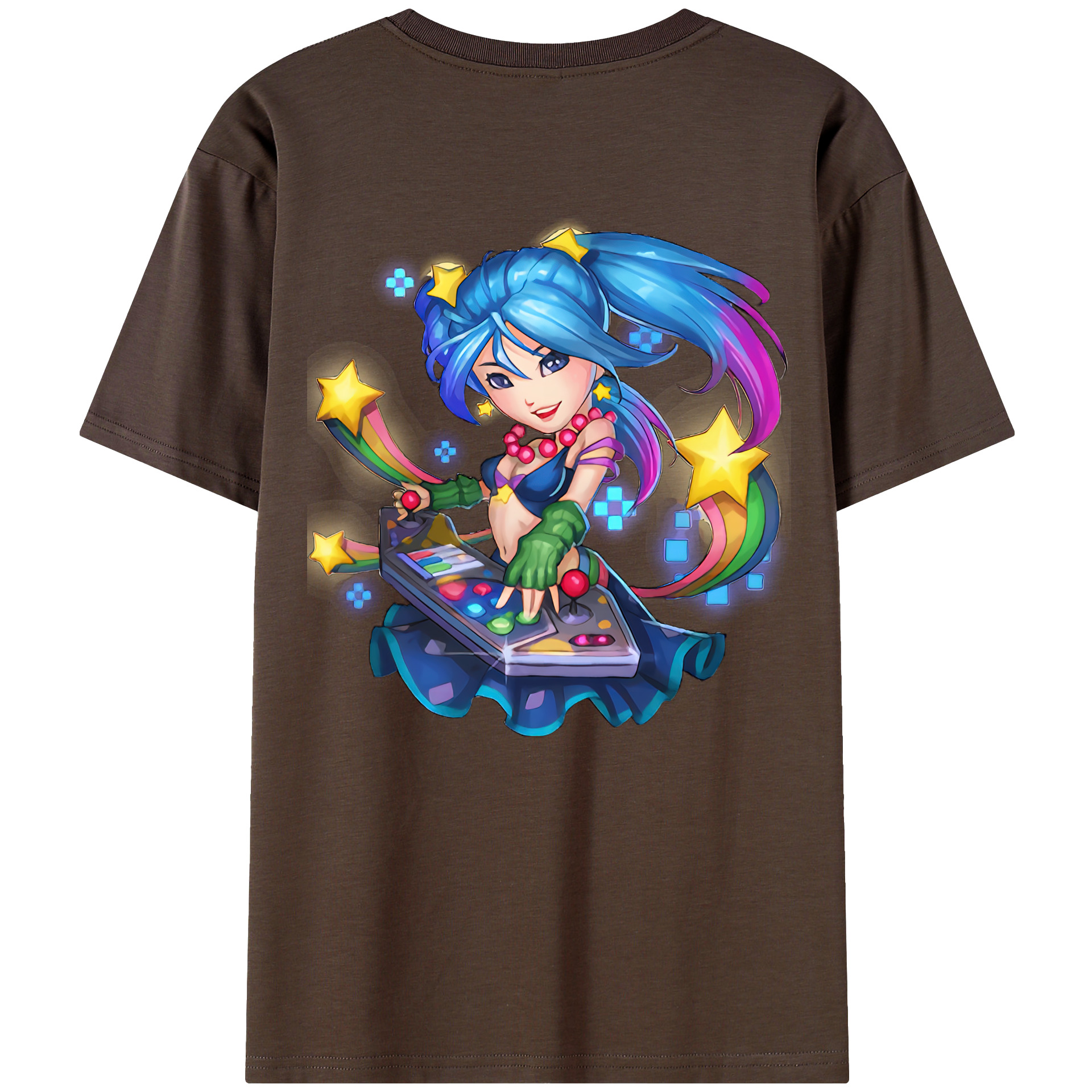 リーグ・オブ・レジェンド League of Legends LOL 綿100％半袖Tシャツ（背面プリント）