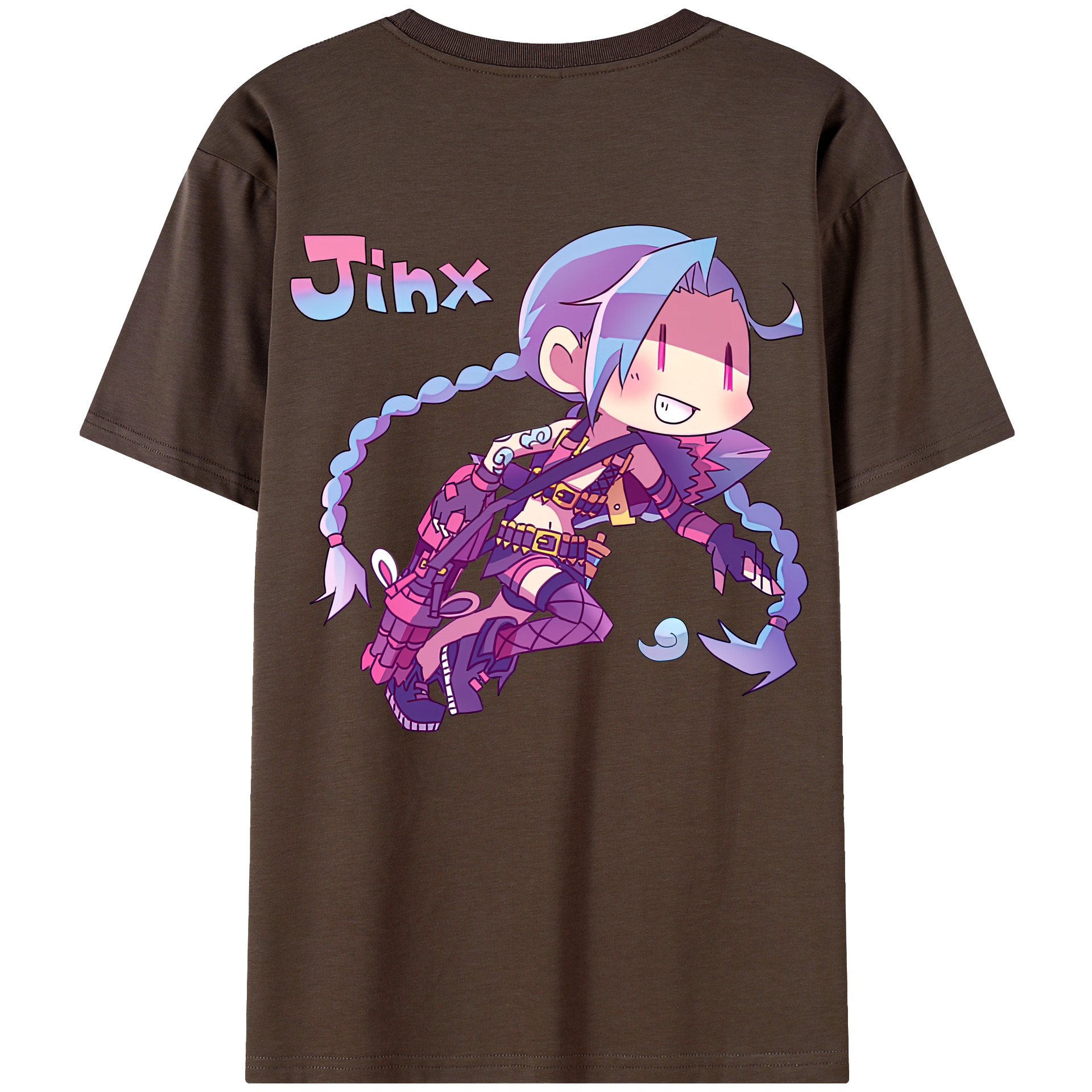 リーグ・オブ・レジェンド League of Legends LOL 綿100％半袖Tシャツ（背面プリント）
