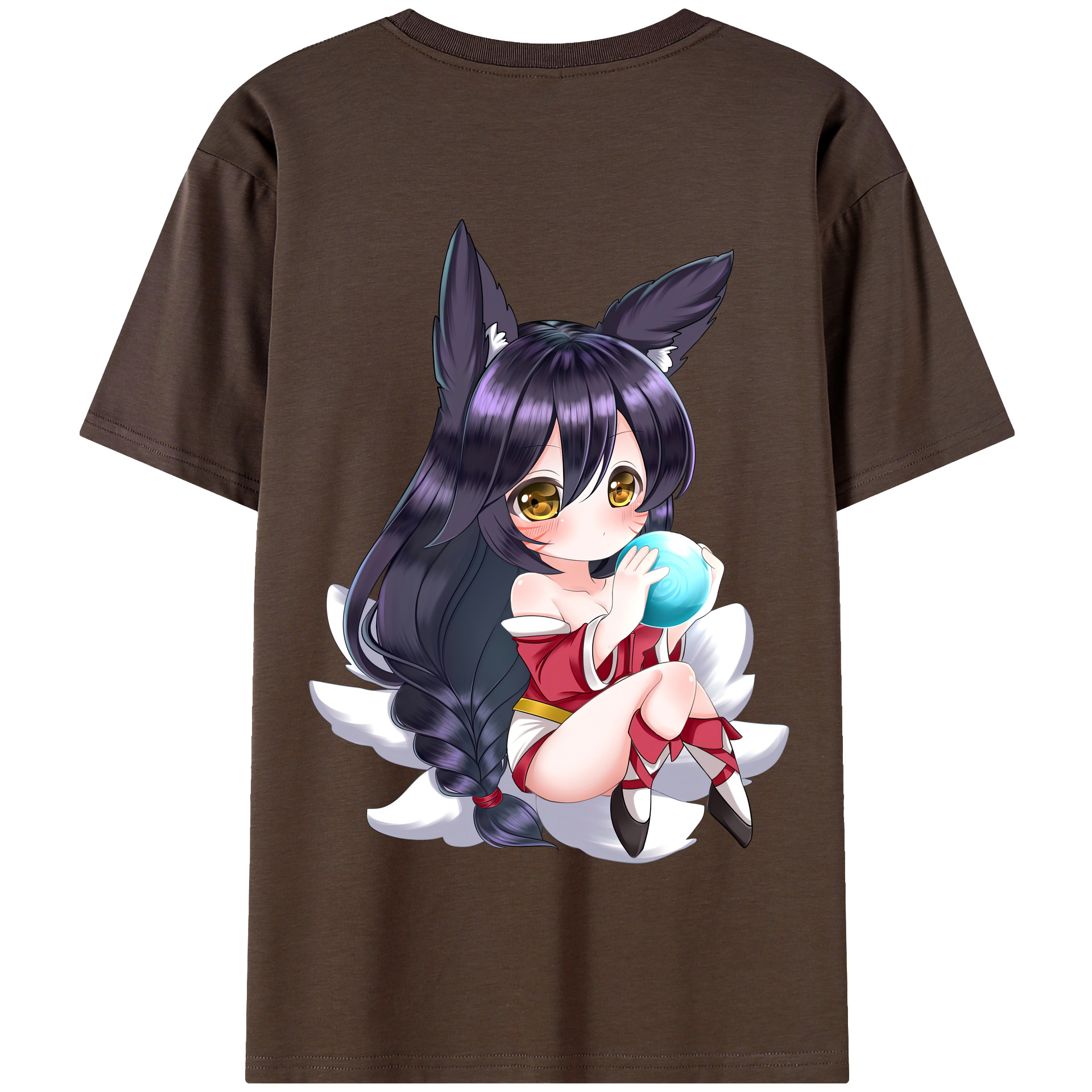 （画像用） リーグ・オブ・レジェンド League of Legends LOL 綿100％半袖Tシャツ（背面プリント）