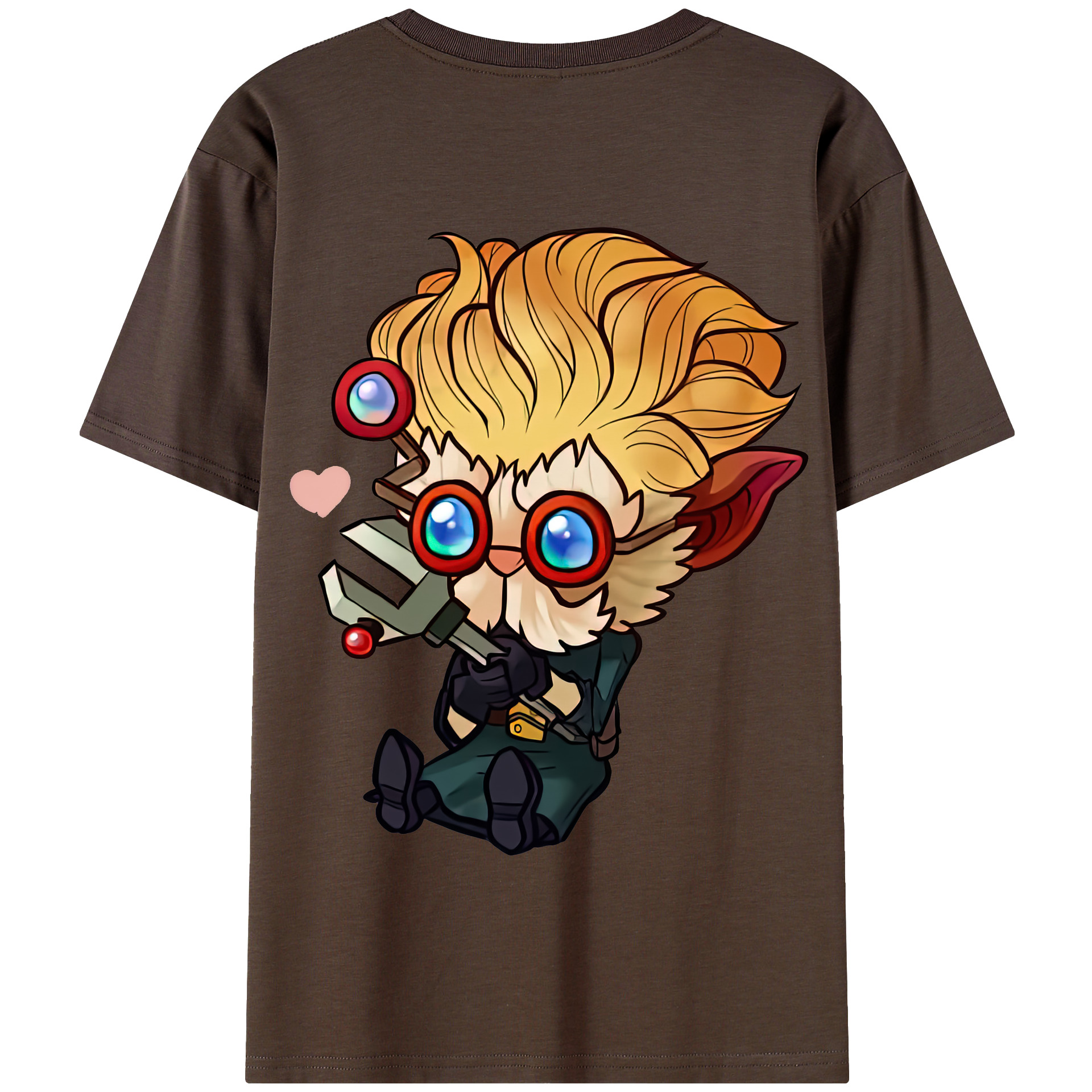 リーグ・オブ・レジェンド League of Legends LOL 綿100％半袖Tシャツ（背面プリント）