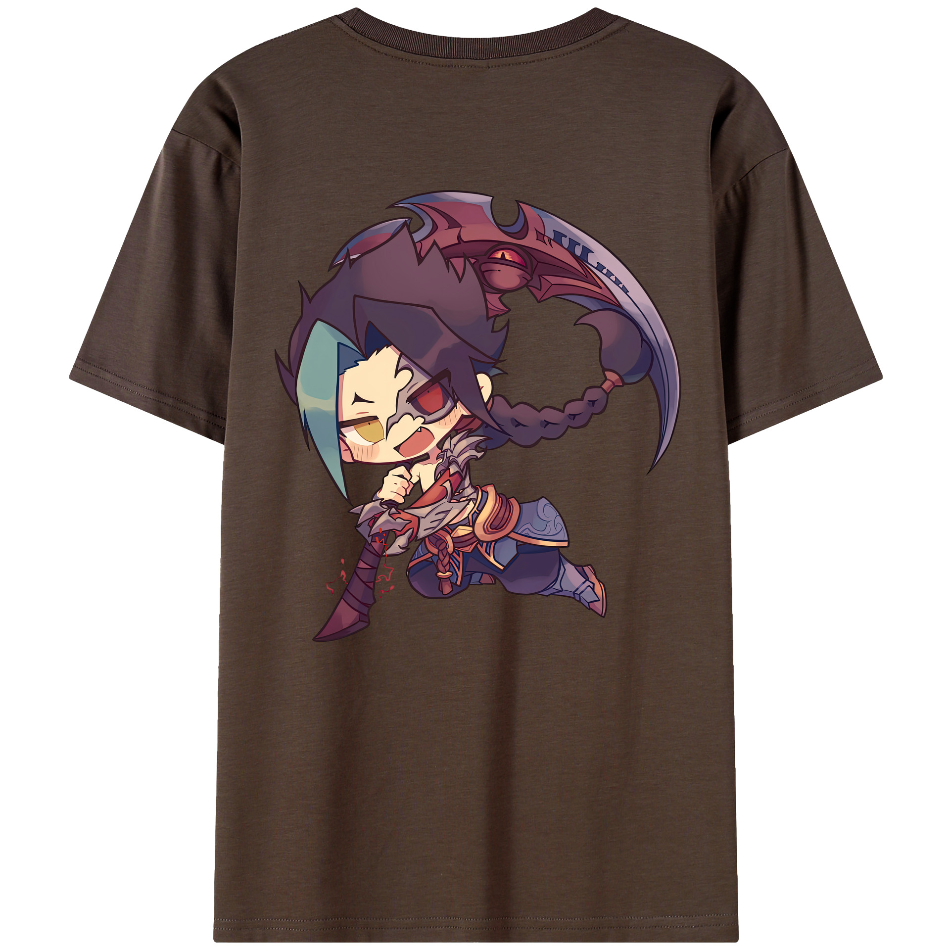 リーグ・オブ・レジェンド League of Legends LOL 綿100％半袖Tシャツ（背面プリント）