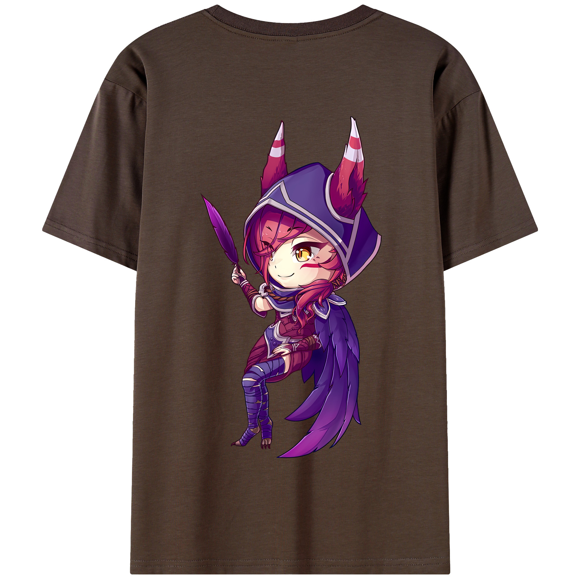 リーグ・オブ・レジェンド League of Legends LOL 綿100％半袖Tシャツ（背面プリント）