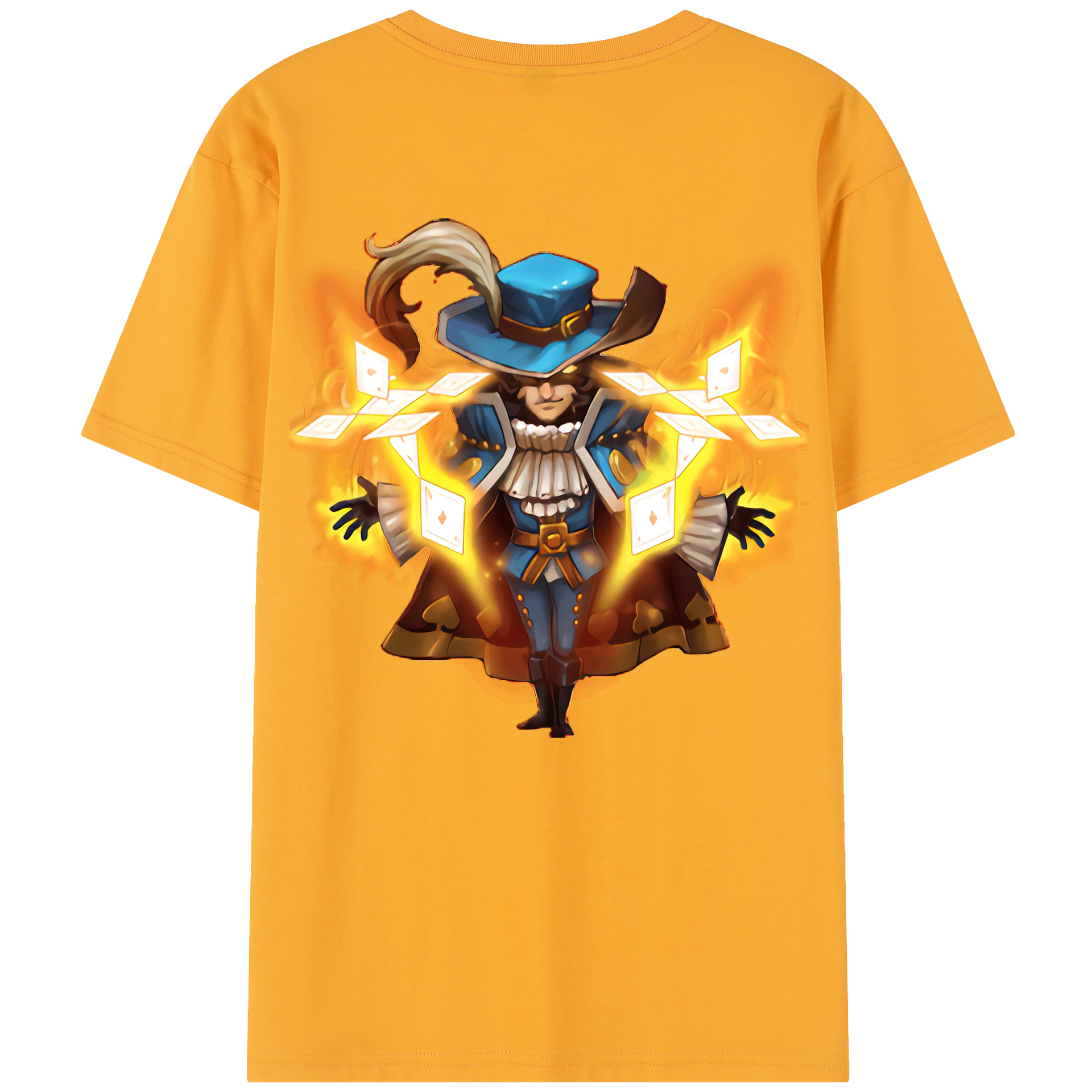 リーグ・オブ・レジェンド League of Legends LOL 綿100％半袖Tシャツ（背面プリント）