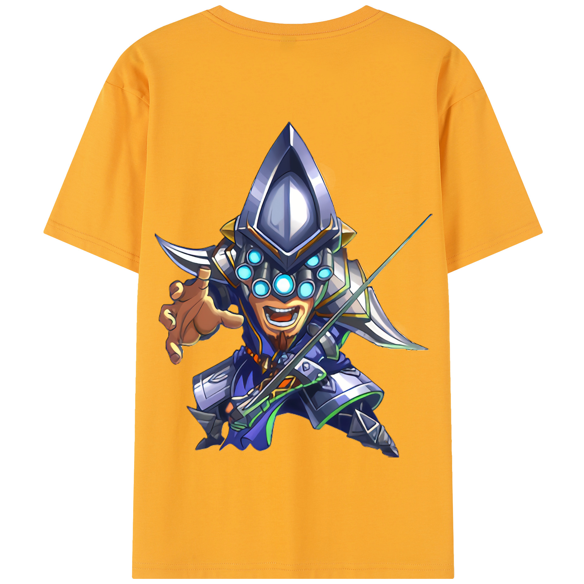リーグ・オブ・レジェンド League of Legends LOL 綿100％半袖Tシャツ（背面プリント）
