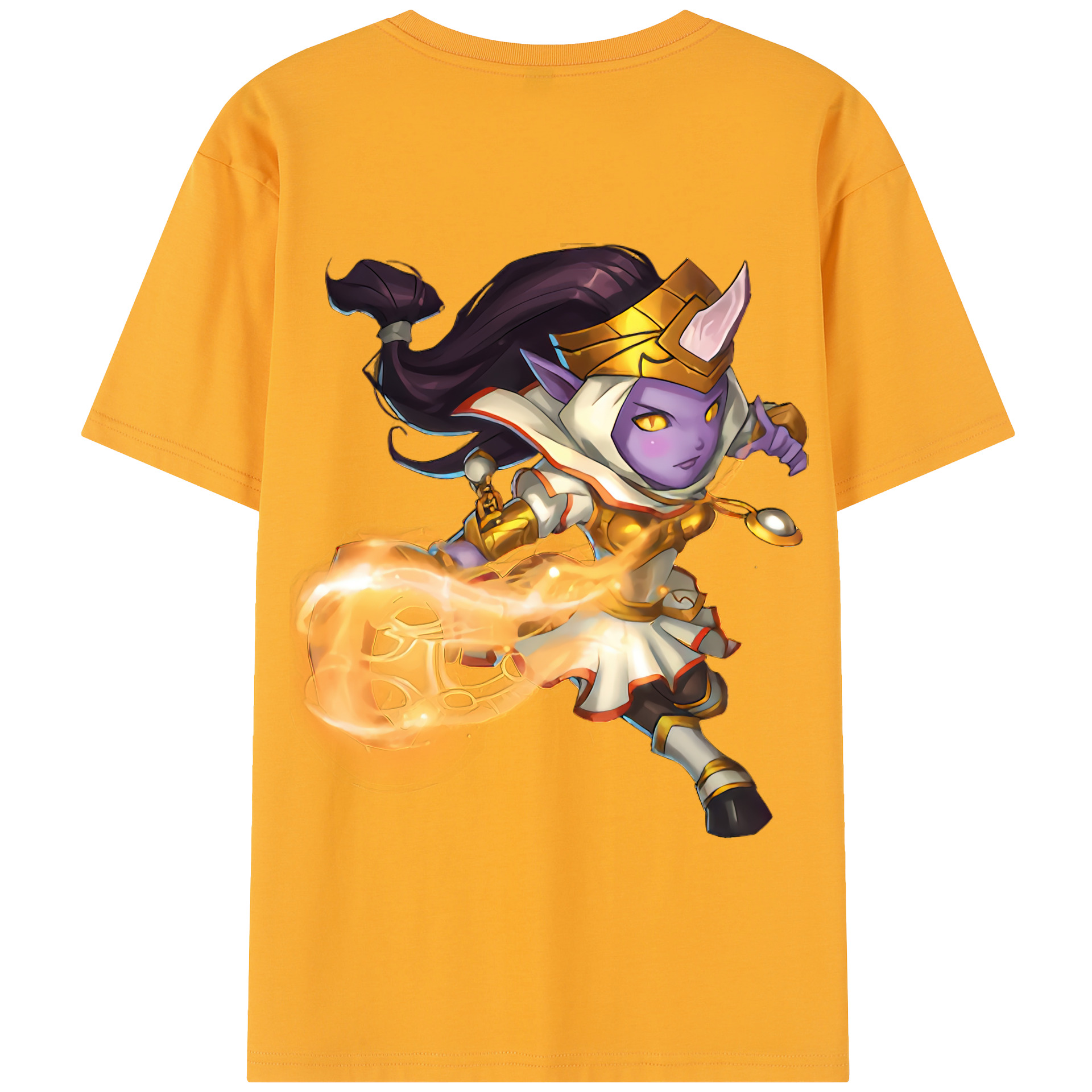 リーグ・オブ・レジェンド League of Legends LOL 綿100％半袖Tシャツ（背面プリント）