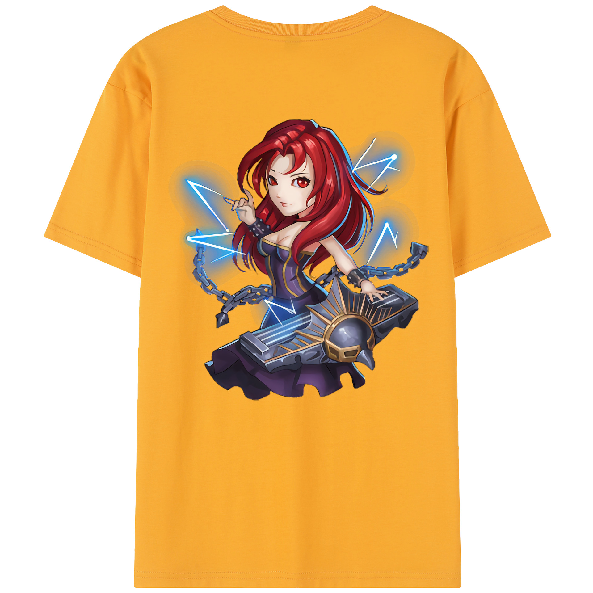 リーグ・オブ・レジェンド League of Legends LOL 綿100％半袖Tシャツ（背面プリント）