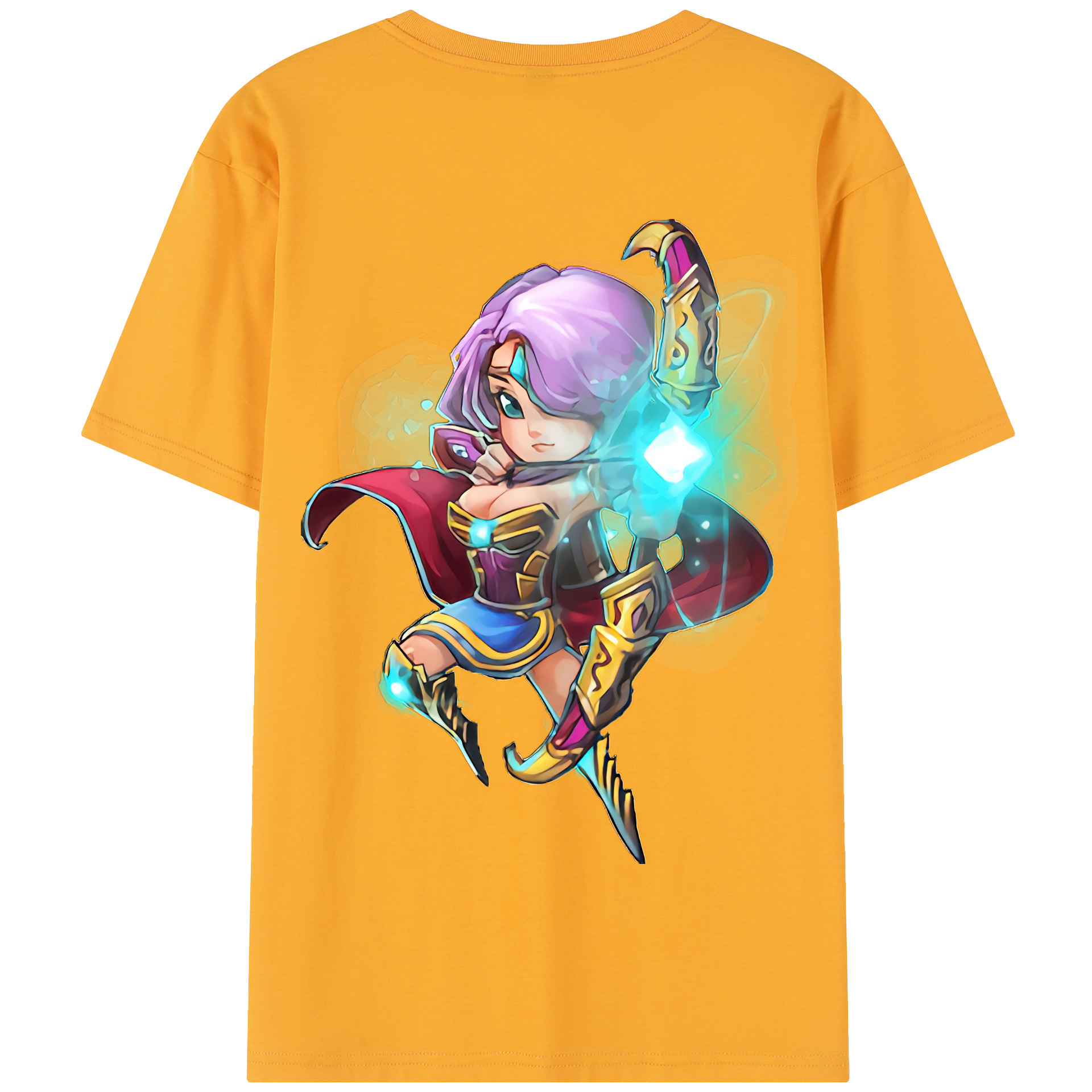 リーグ・オブ・レジェンド League of Legends LOL 綿100％半袖Tシャツ（背面プリント）