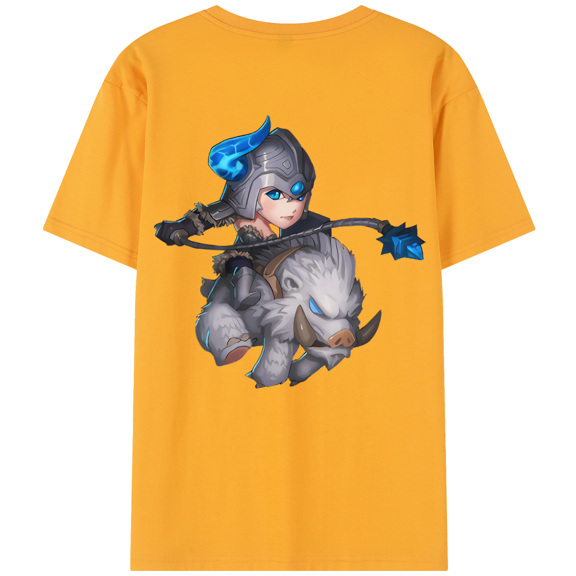 リーグ・オブ・レジェンド League of Legends LOL 綿100％半袖Tシャツ（背面プリント）