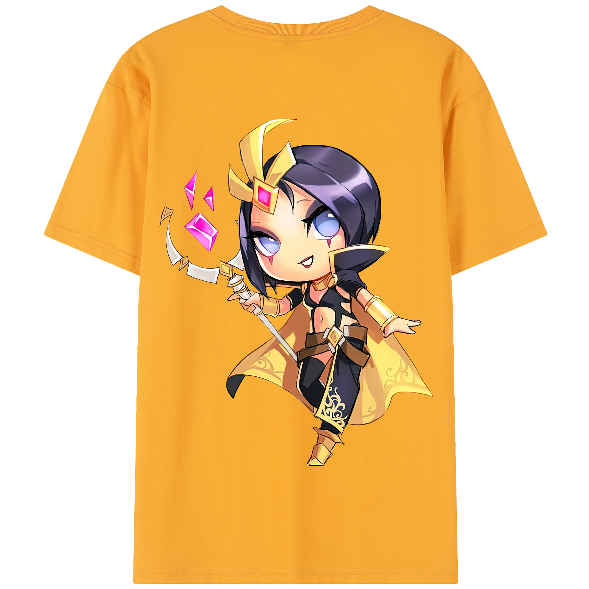 リーグ・オブ・レジェンド League of Legends LOL 綿100％半袖Tシャツ（背面プリント）
