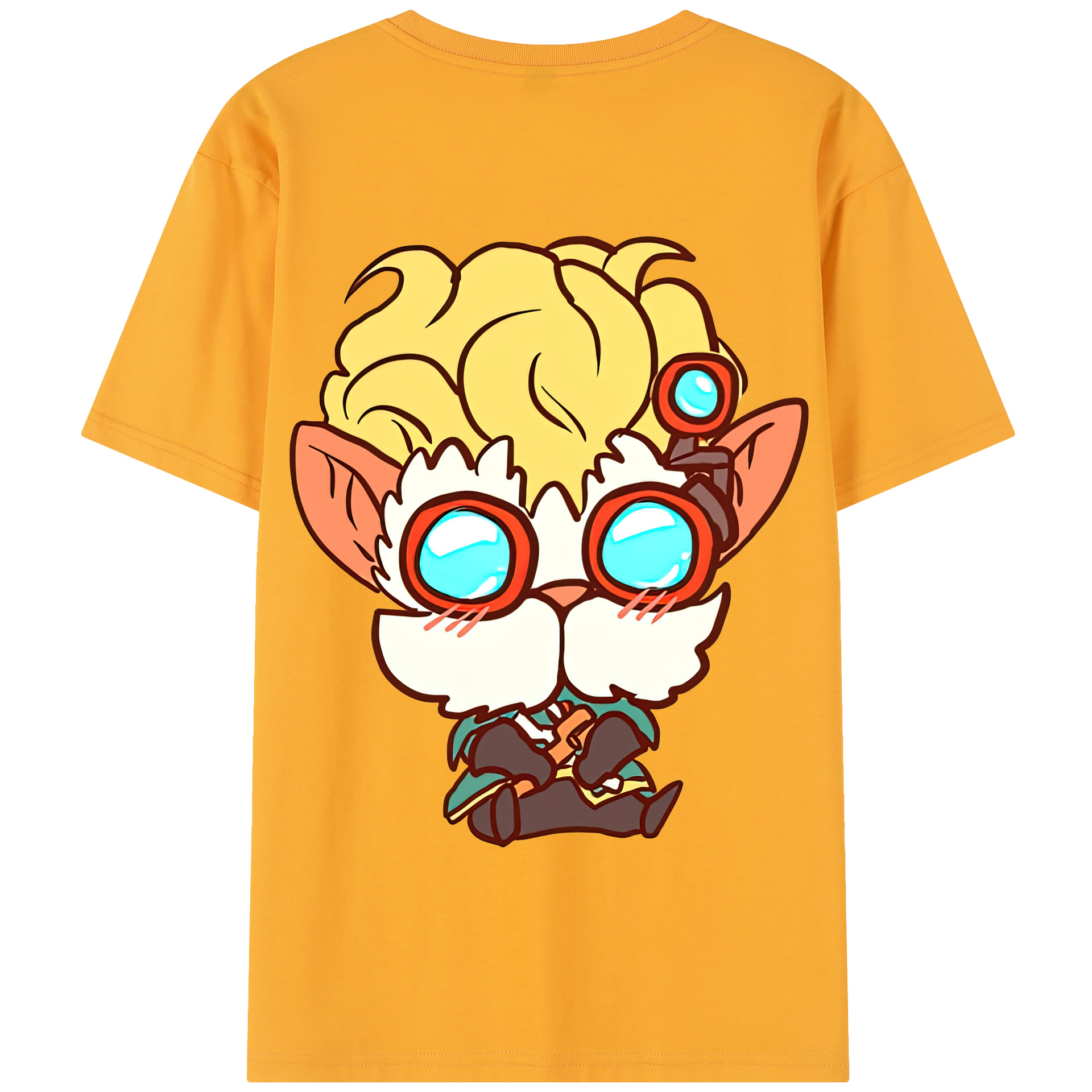 リーグ・オブ・レジェンド League of Legends LOL 綿100％半袖Tシャツ（背面プリント）
