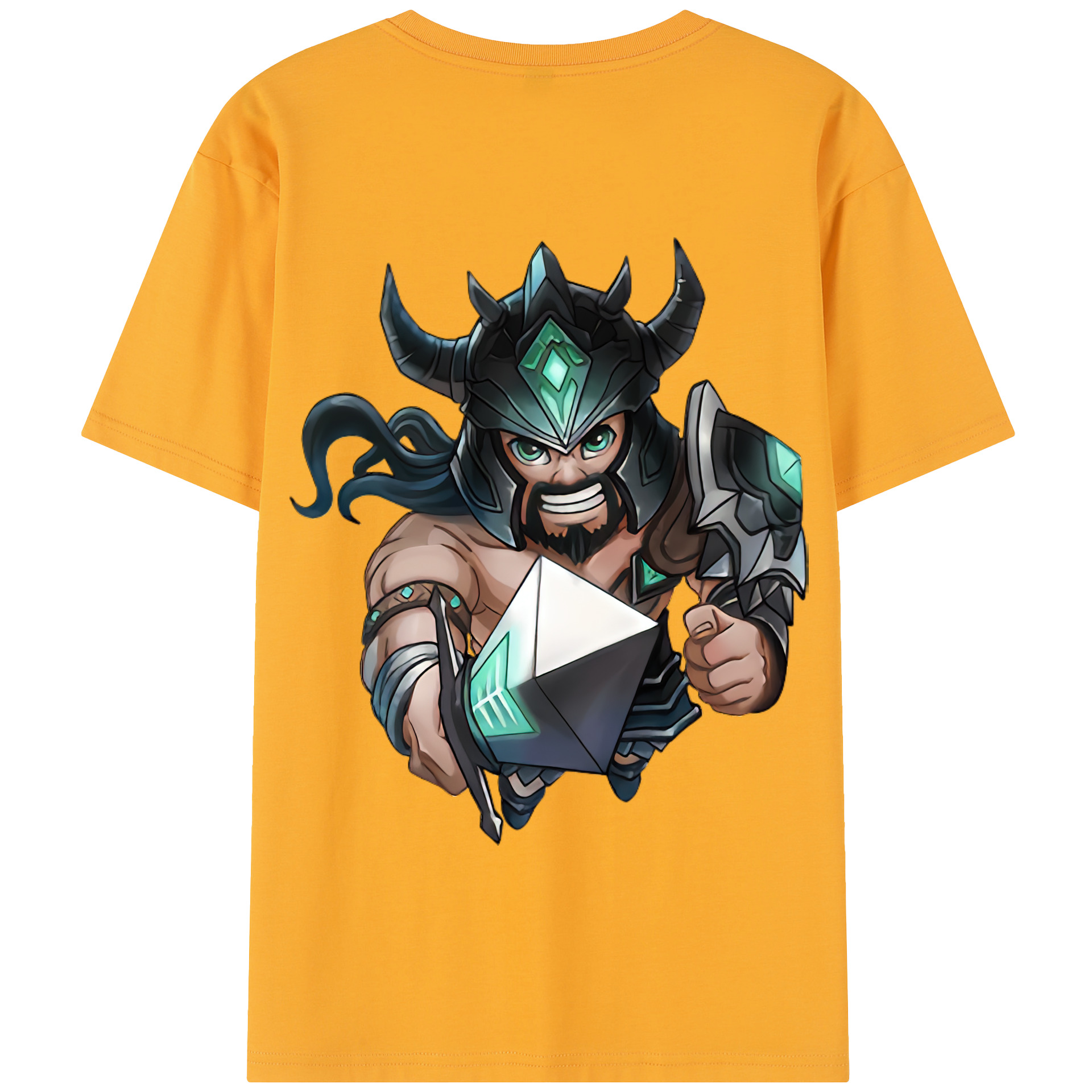 リーグ・オブ・レジェンド League of Legends LOL 綿100％半袖Tシャツ（背面プリント）