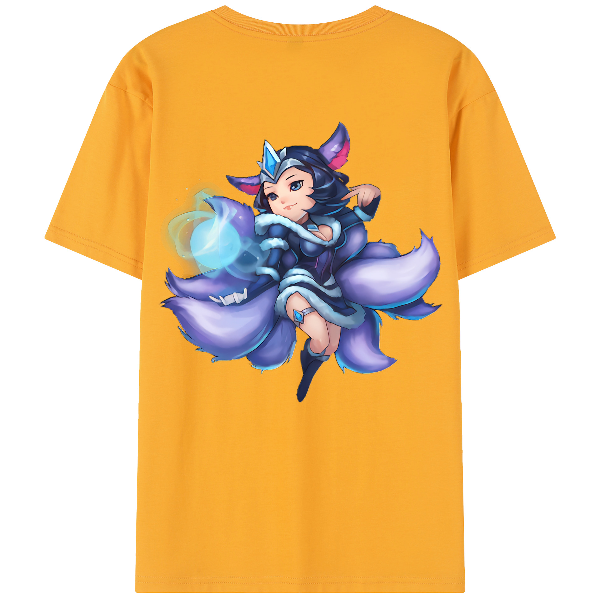 リーグ・オブ・レジェンド League of Legends LOL 綿100％半袖Tシャツ（背面プリント）