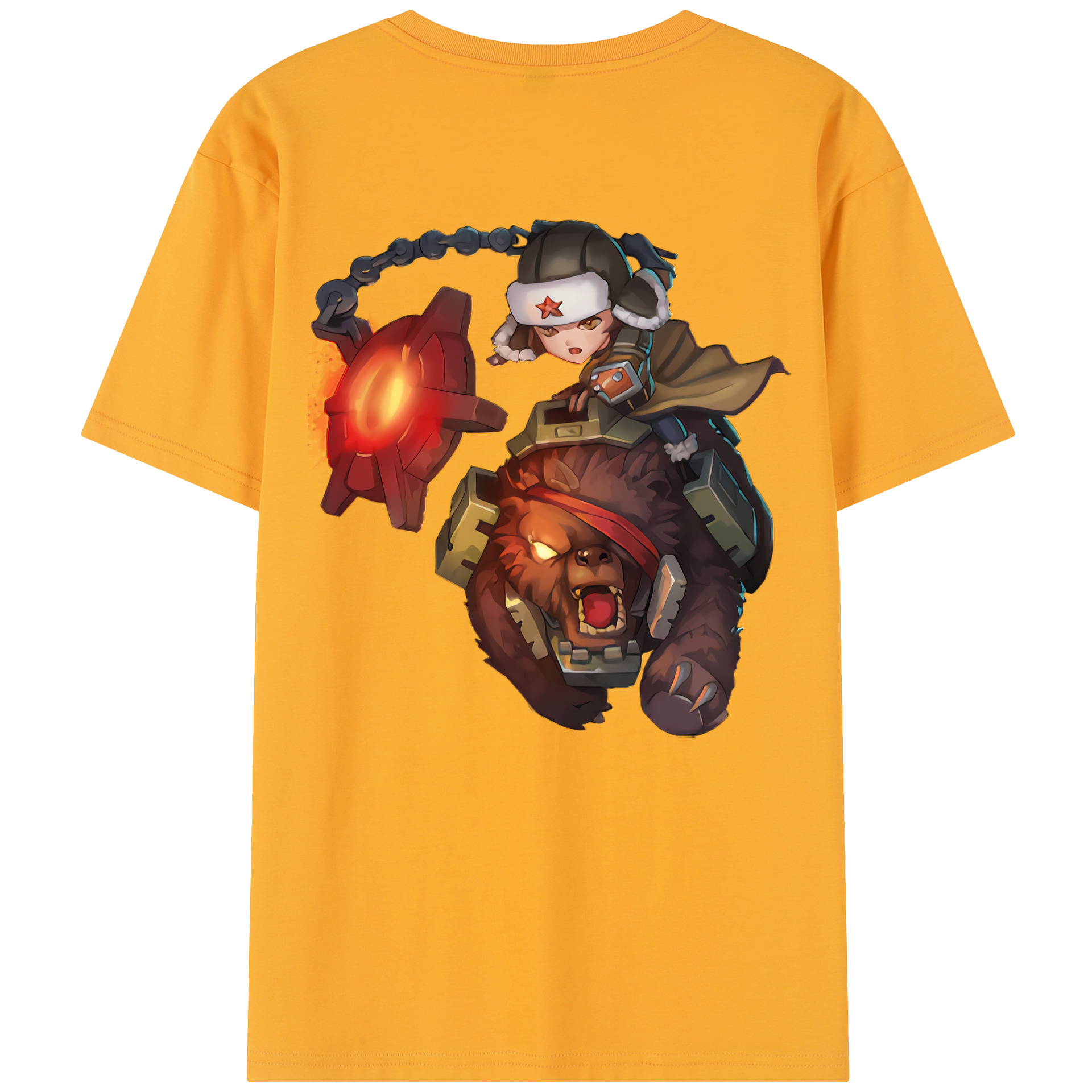 リーグ・オブ・レジェンド League of Legends LOL 綿100％半袖Tシャツ（背面プリント）
