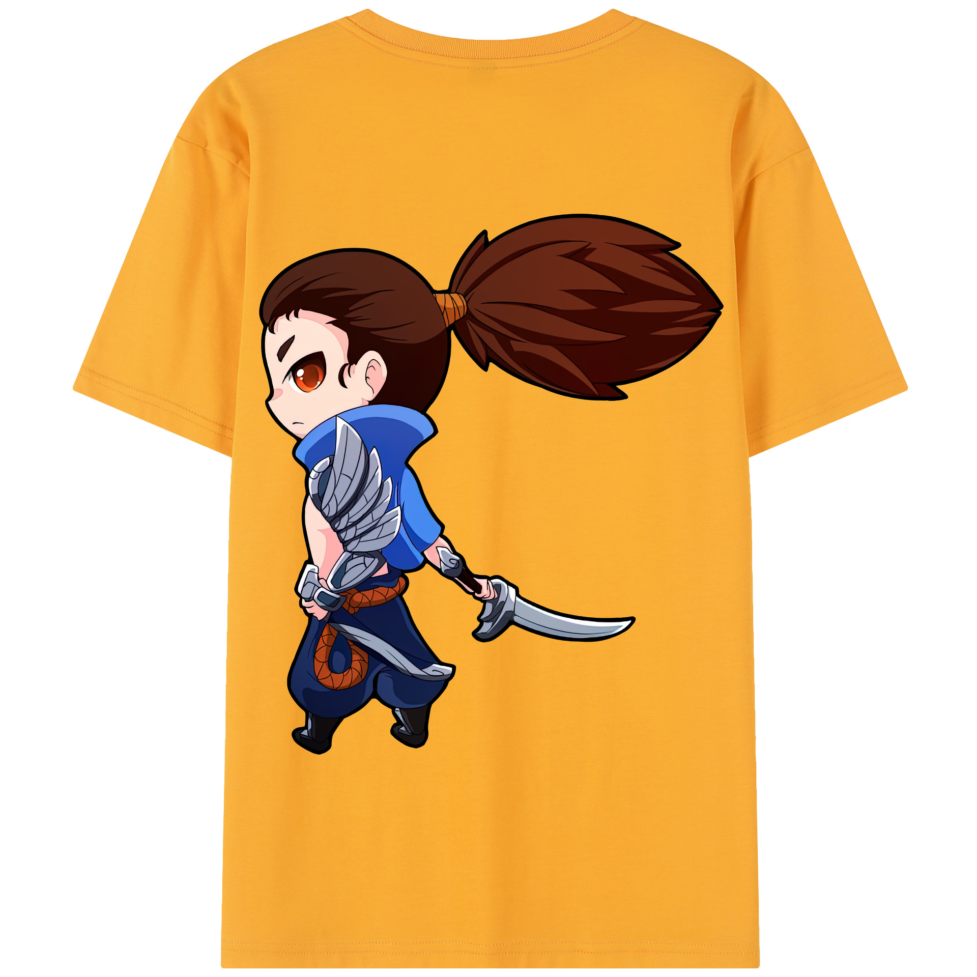 リーグ・オブ・レジェンド League of Legends LOL 綿100％半袖Tシャツ（背面プリント）