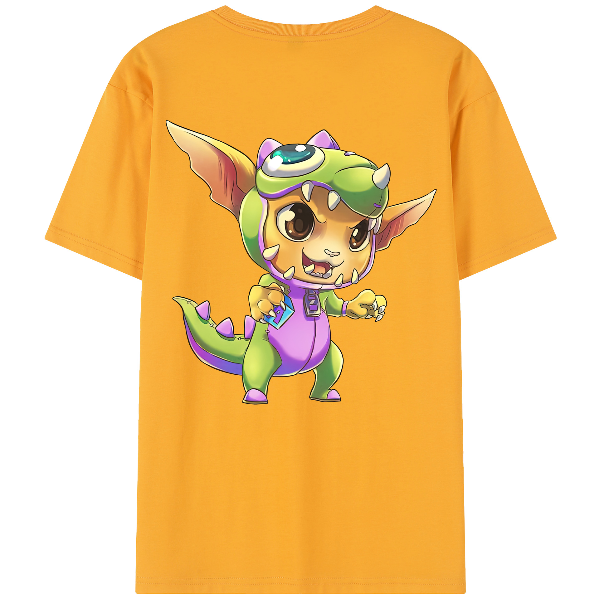 （画像用） リーグ・オブ・レジェンド League of Legends LOL 綿100％半袖Tシャツ（背面プリント）
