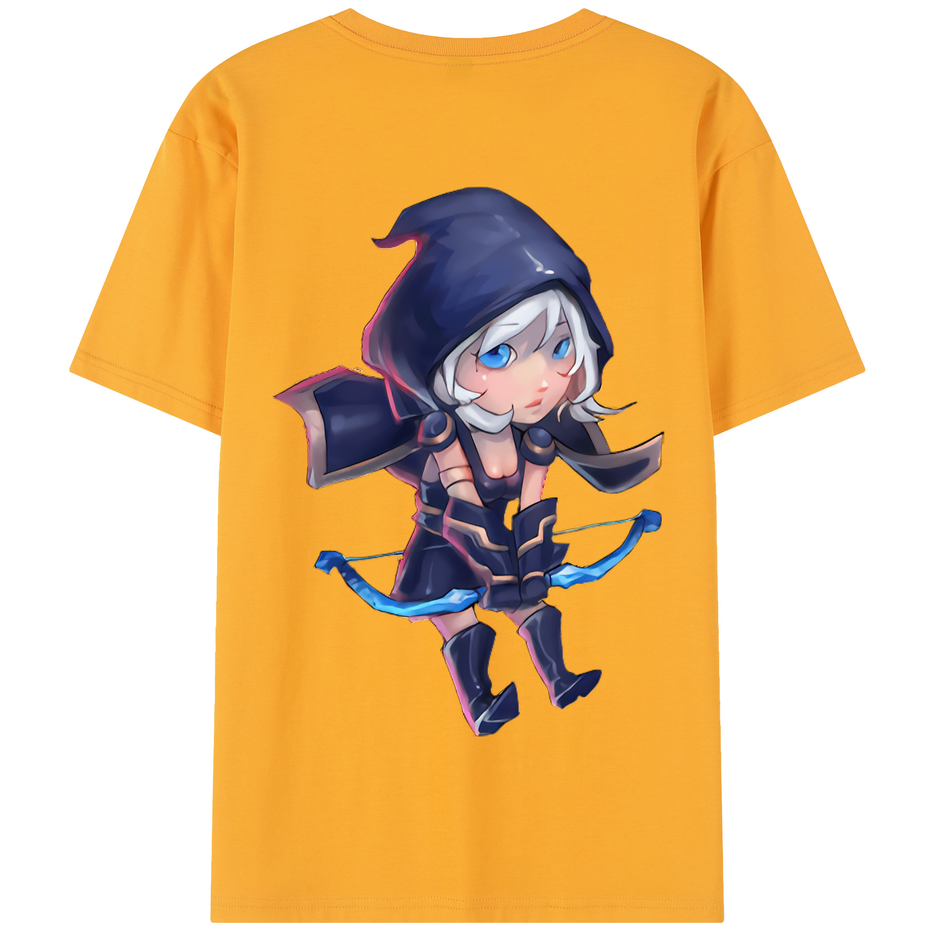 リーグ・オブ・レジェンド League of Legends LOL 綿100％半袖Tシャツ（背面プリント）