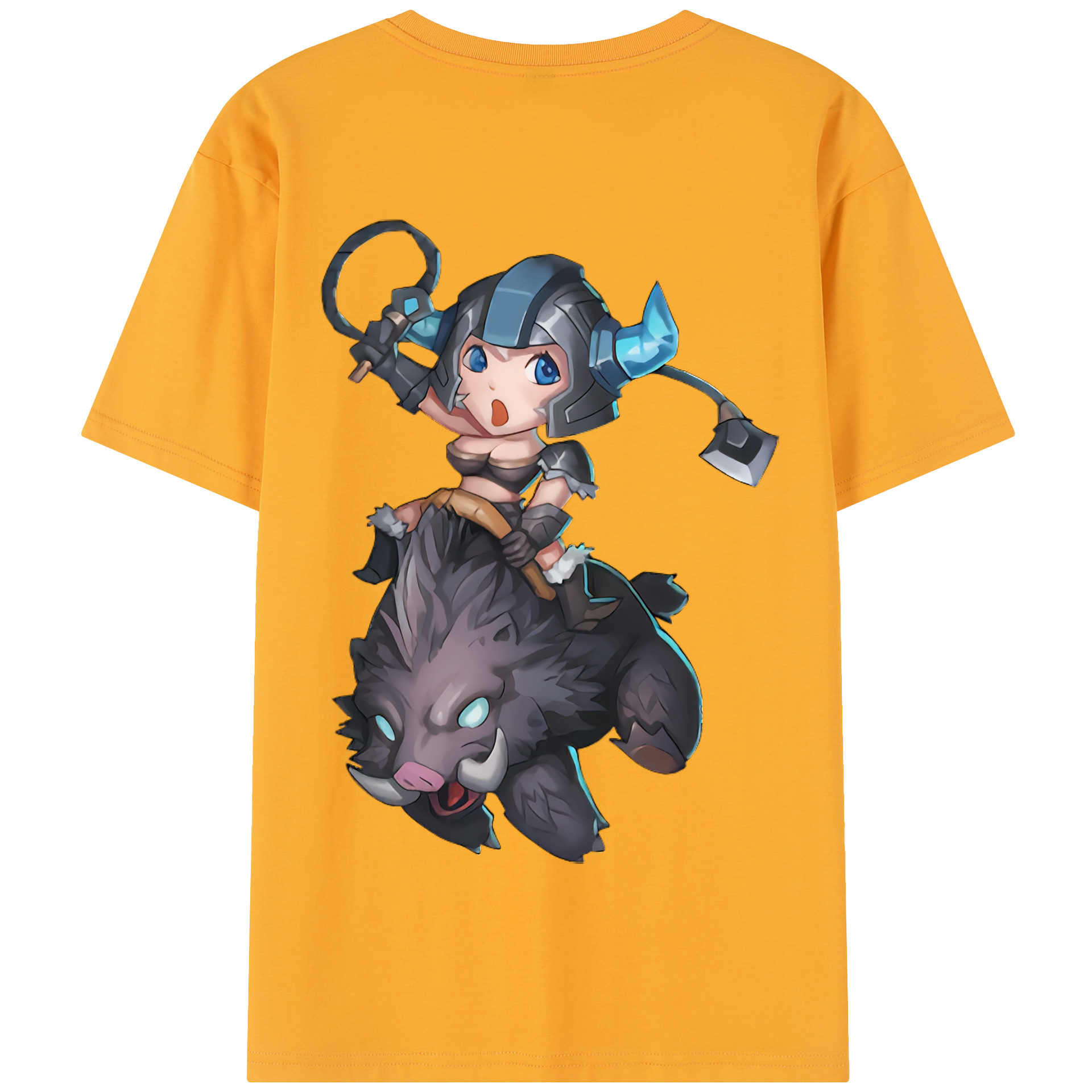 リーグ・オブ・レジェンド League of Legends LOL 綿100％半袖Tシャツ（背面プリント）