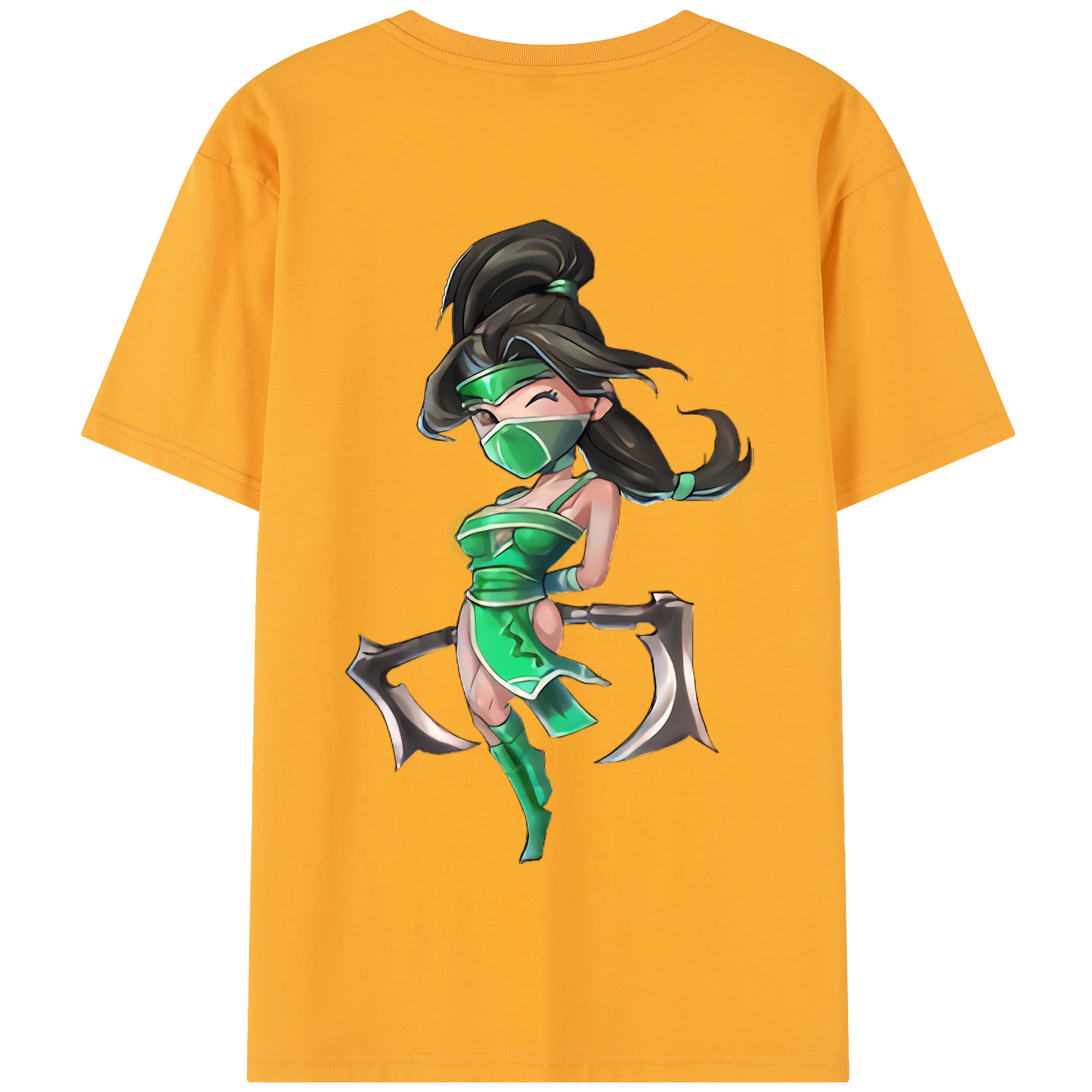 リーグ・オブ・レジェンド League of Legends LOL 綿100％半袖Tシャツ（背面プリント）