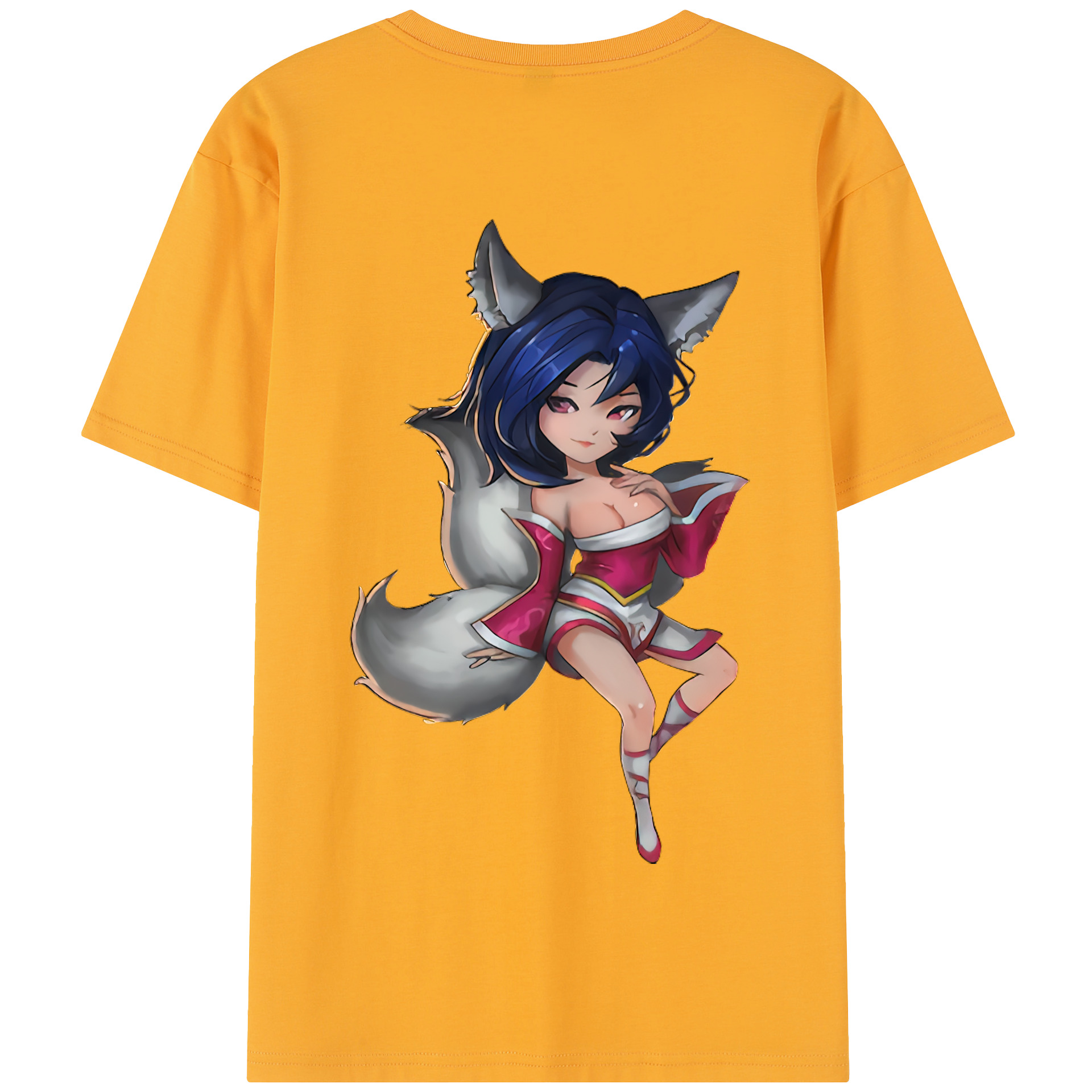 リーグ・オブ・レジェンド League of Legends LOL 綿100％半袖Tシャツ（背面プリント）