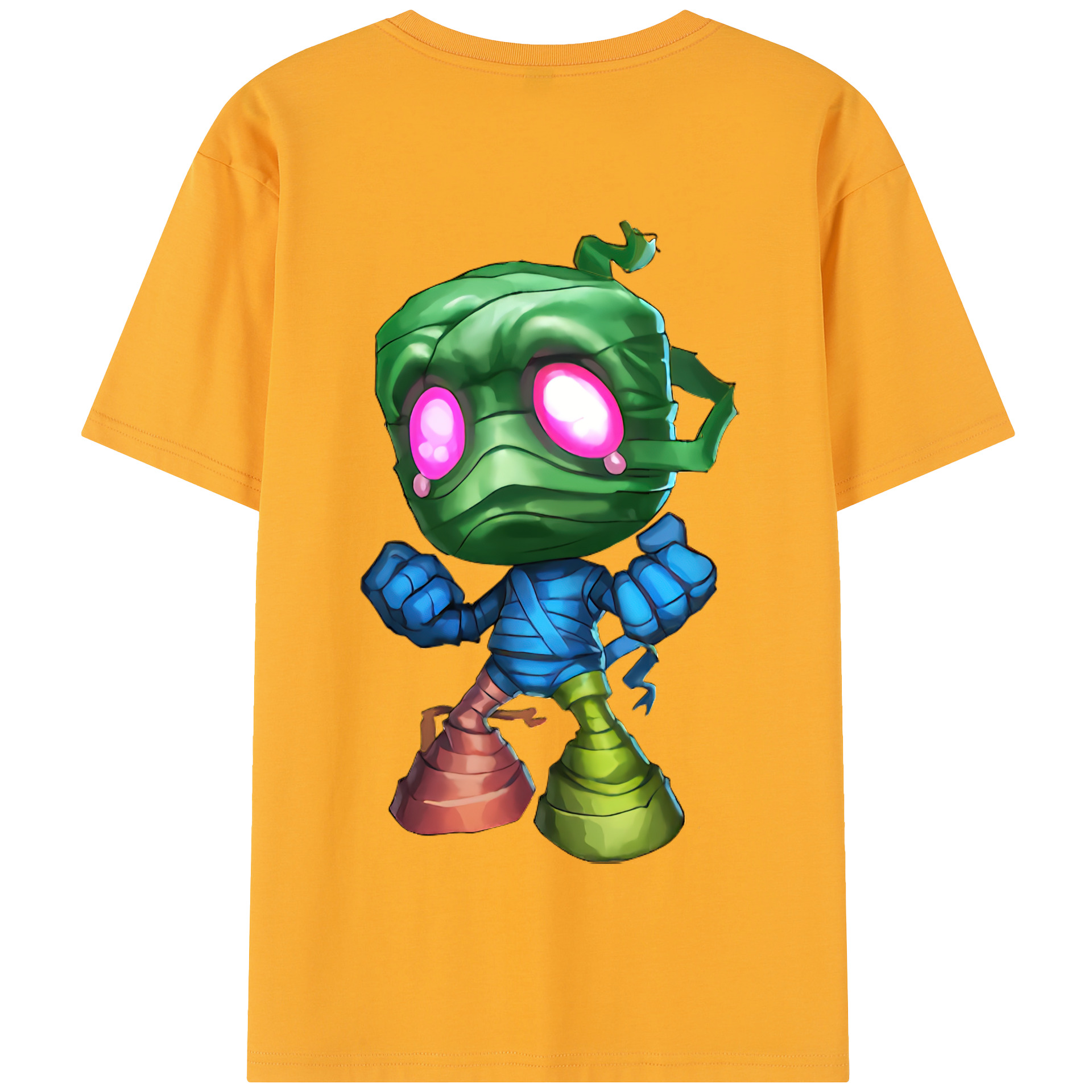 リーグ・オブ・レジェンド League of Legends LOL 綿100％半袖Tシャツ（背面プリント）