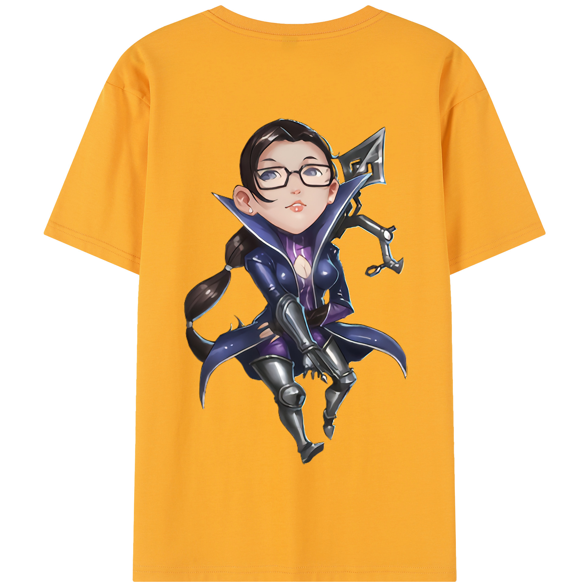 リーグ・オブ・レジェンド League of Legends LOL 綿100％半袖Tシャツ（背面プリント）