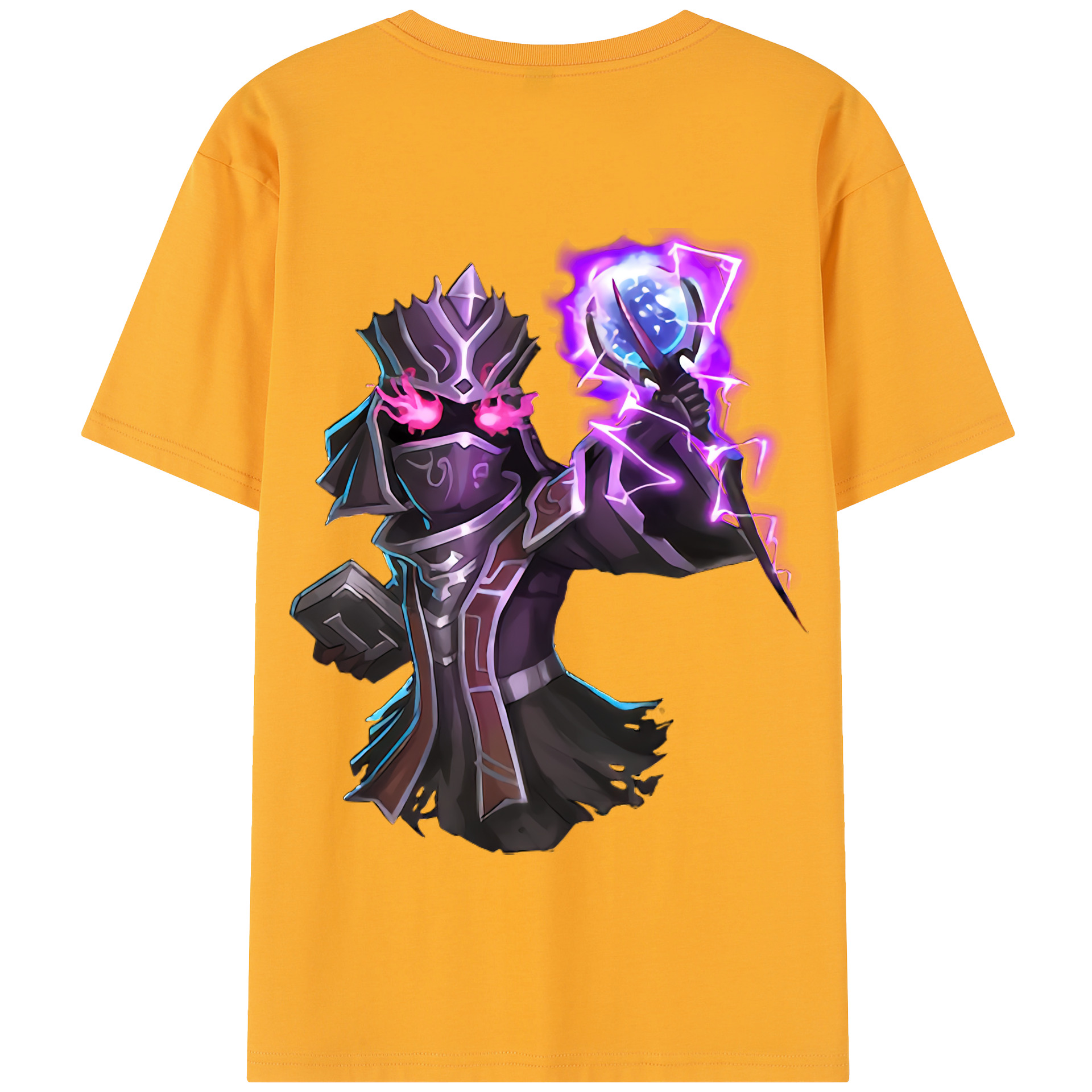 （画像用） リーグ・オブ・レジェンド League of Legends LOL 綿100％半袖Tシャツ（背面プリント）