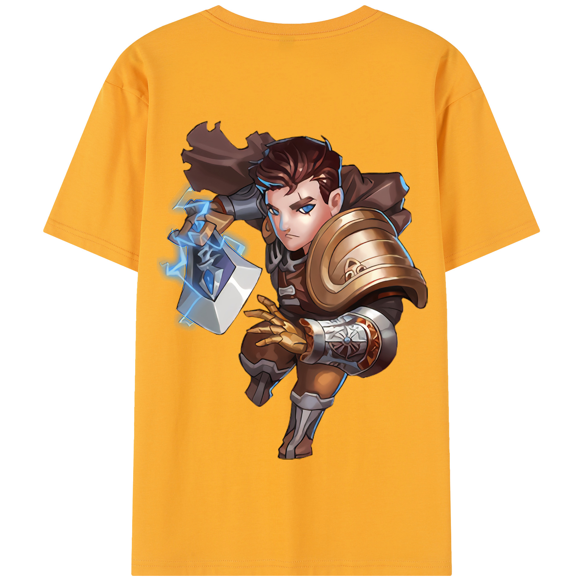 リーグ・オブ・レジェンド League of Legends LOL 綿100％半袖Tシャツ（背面プリント）