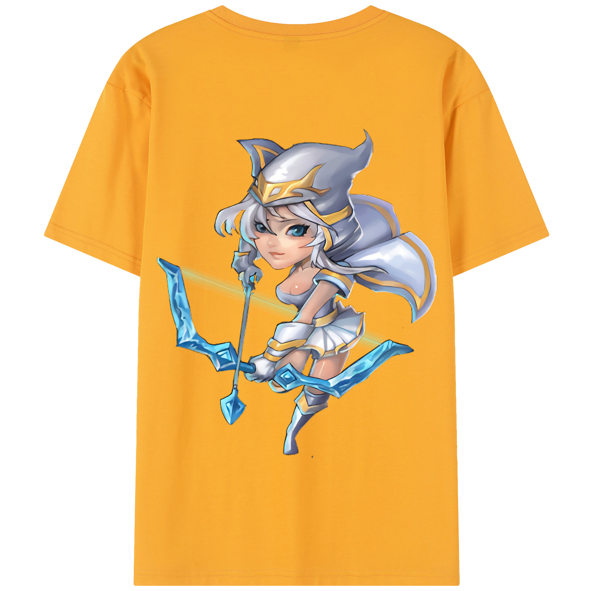 リーグ・オブ・レジェンド League of Legends LOL 綿100％半袖Tシャツ（背面プリント）