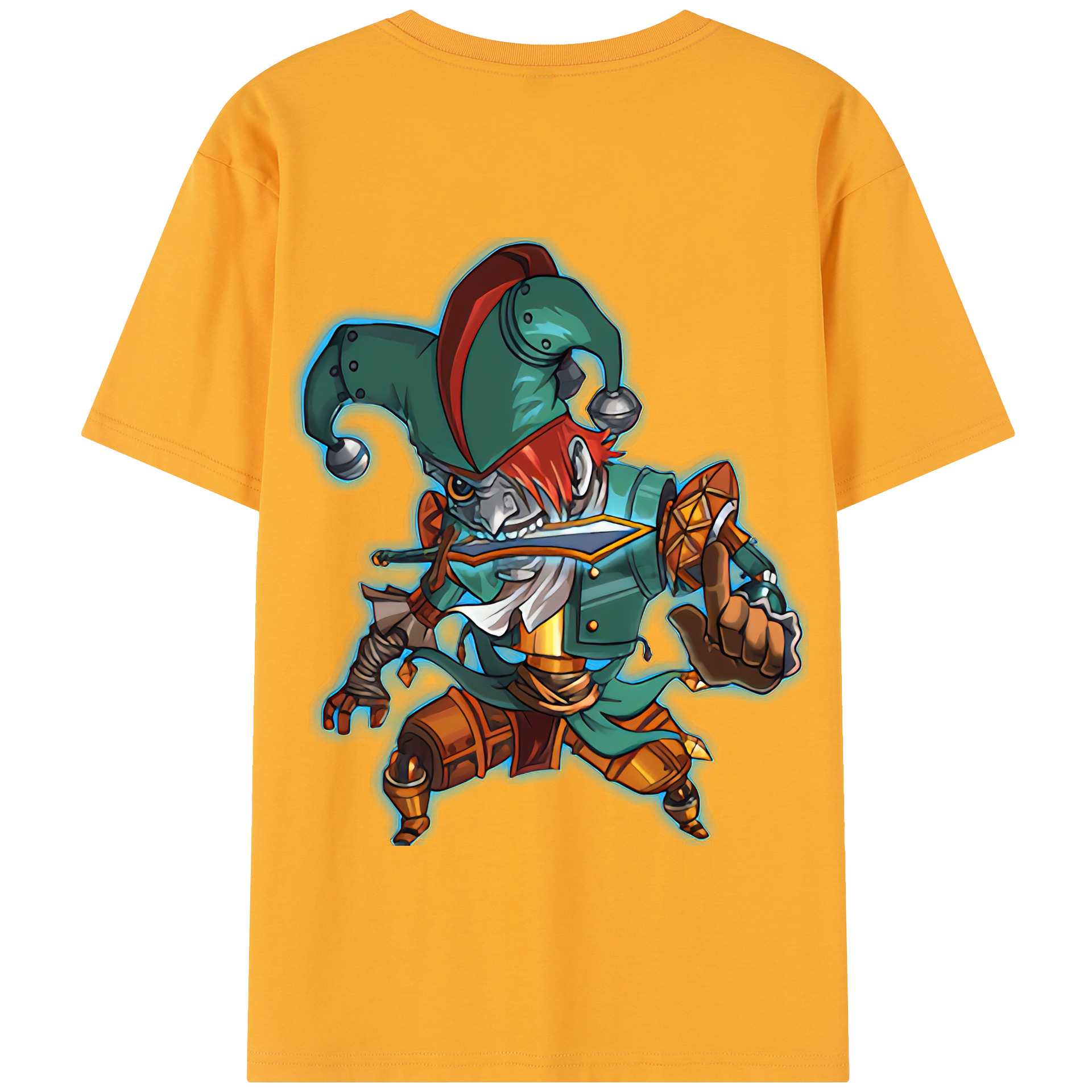 リーグ・オブ・レジェンド League of Legends LOL 綿100％半袖Tシャツ（背面プリント）