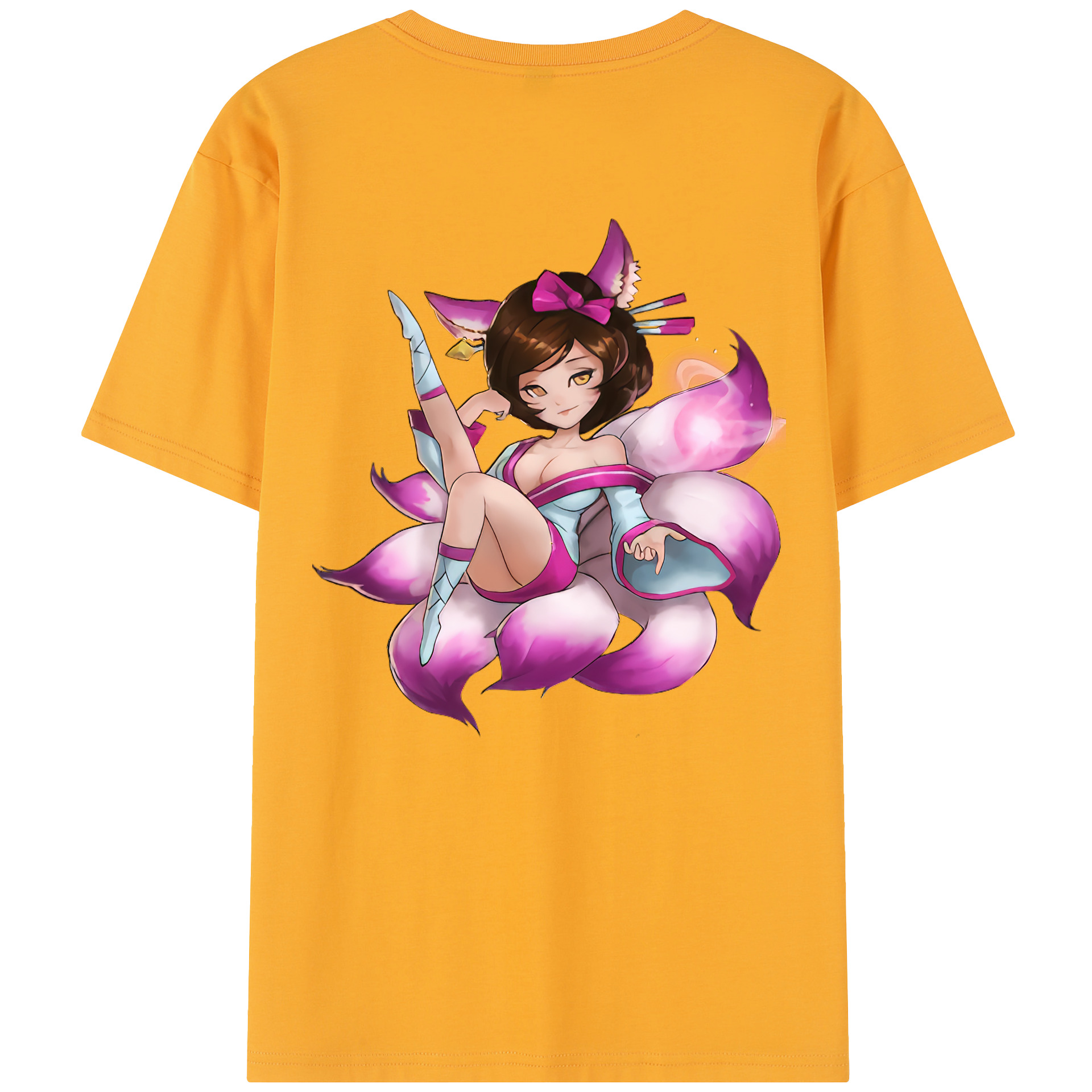 リーグ・オブ・レジェンド League of Legends LOL 綿100％半袖Tシャツ（背面プリント）