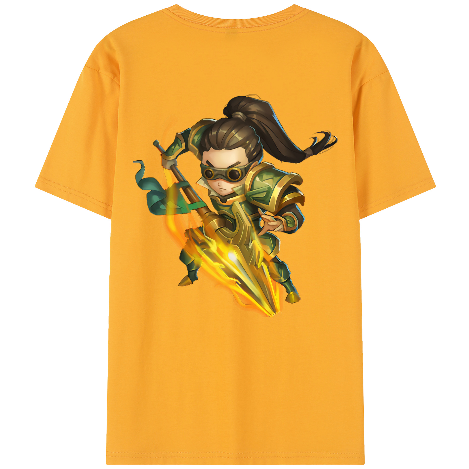 リーグ・オブ・レジェンド League of Legends LOL 綿100％半袖Tシャツ（背面プリント）