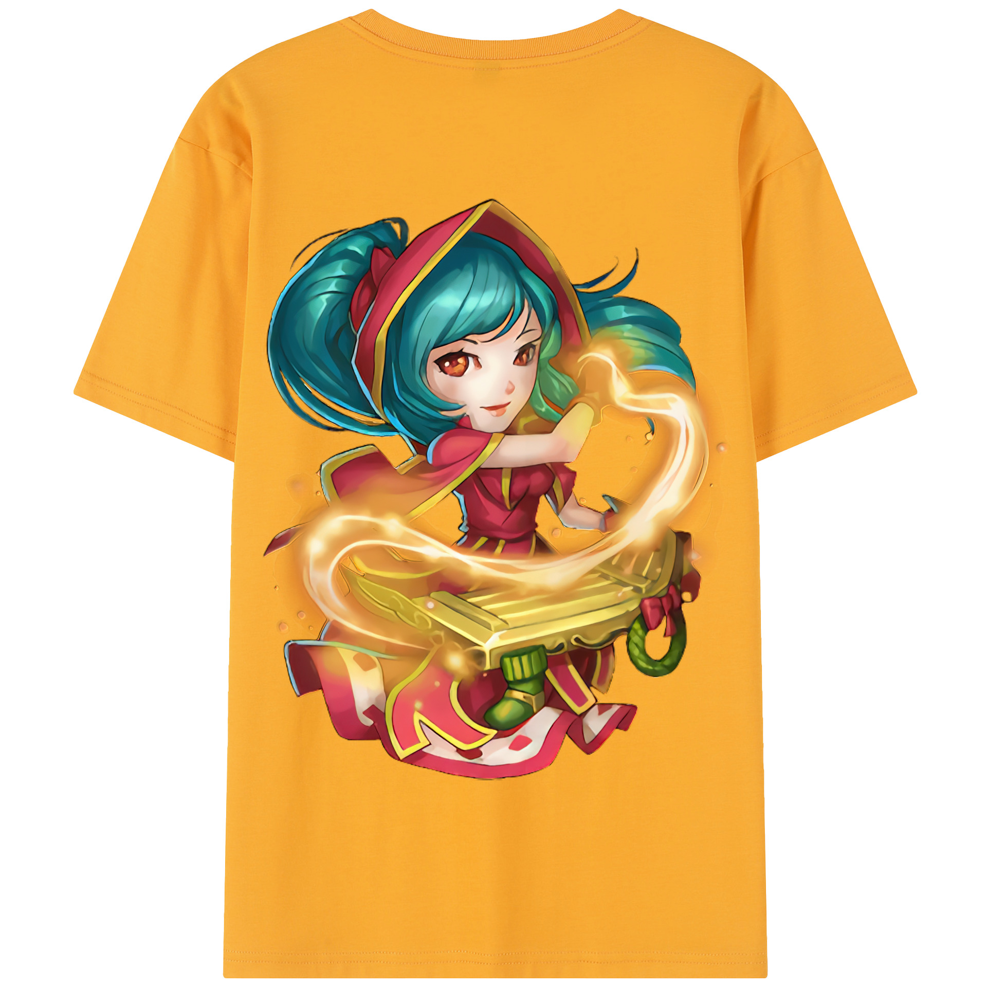 リーグ・オブ・レジェンド League of Legends LOL 綿100％半袖Tシャツ（背面プリント）