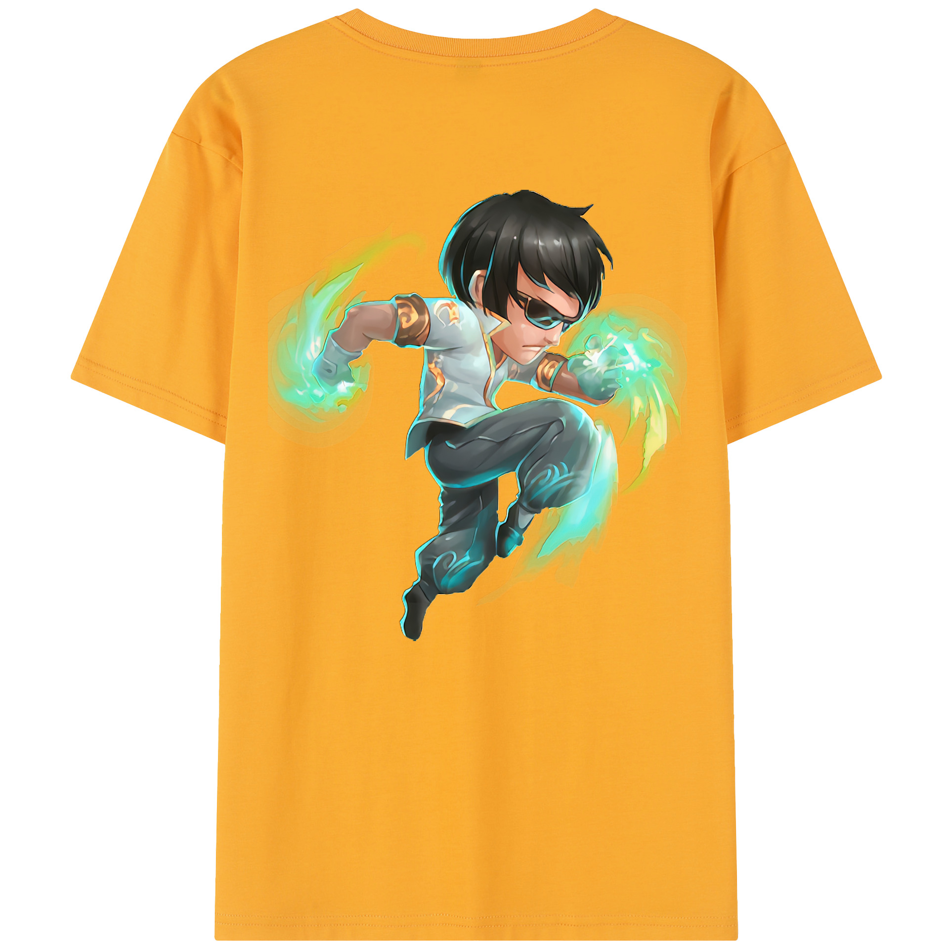 リーグ・オブ・レジェンド League of Legends LOL 綿100％半袖Tシャツ（背面プリント）