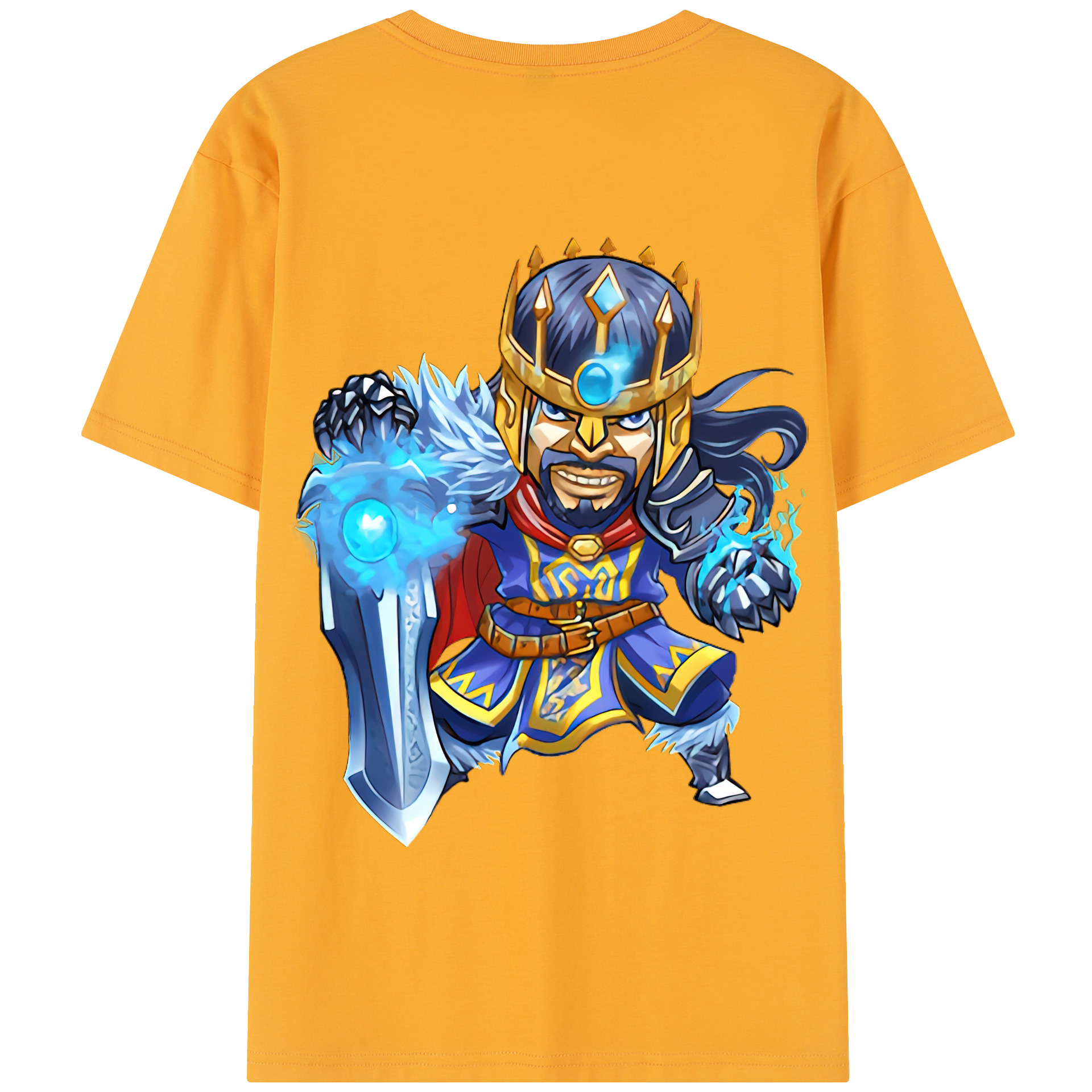 リーグ・オブ・レジェンド League of Legends LOL 綿100％半袖Tシャツ（背面プリント）