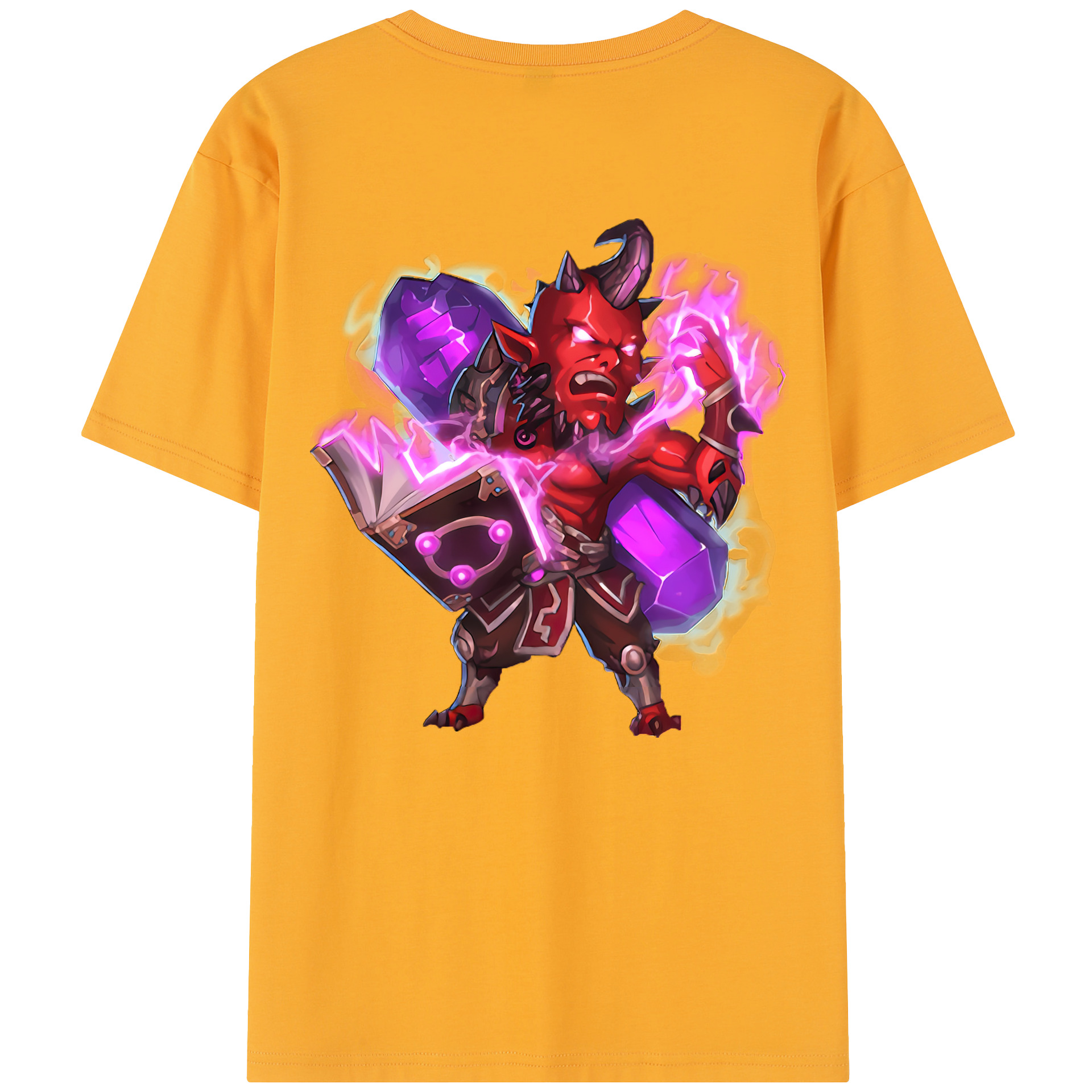 リーグ・オブ・レジェンド League of Legends LOL 綿100％半袖Tシャツ（背面プリント）