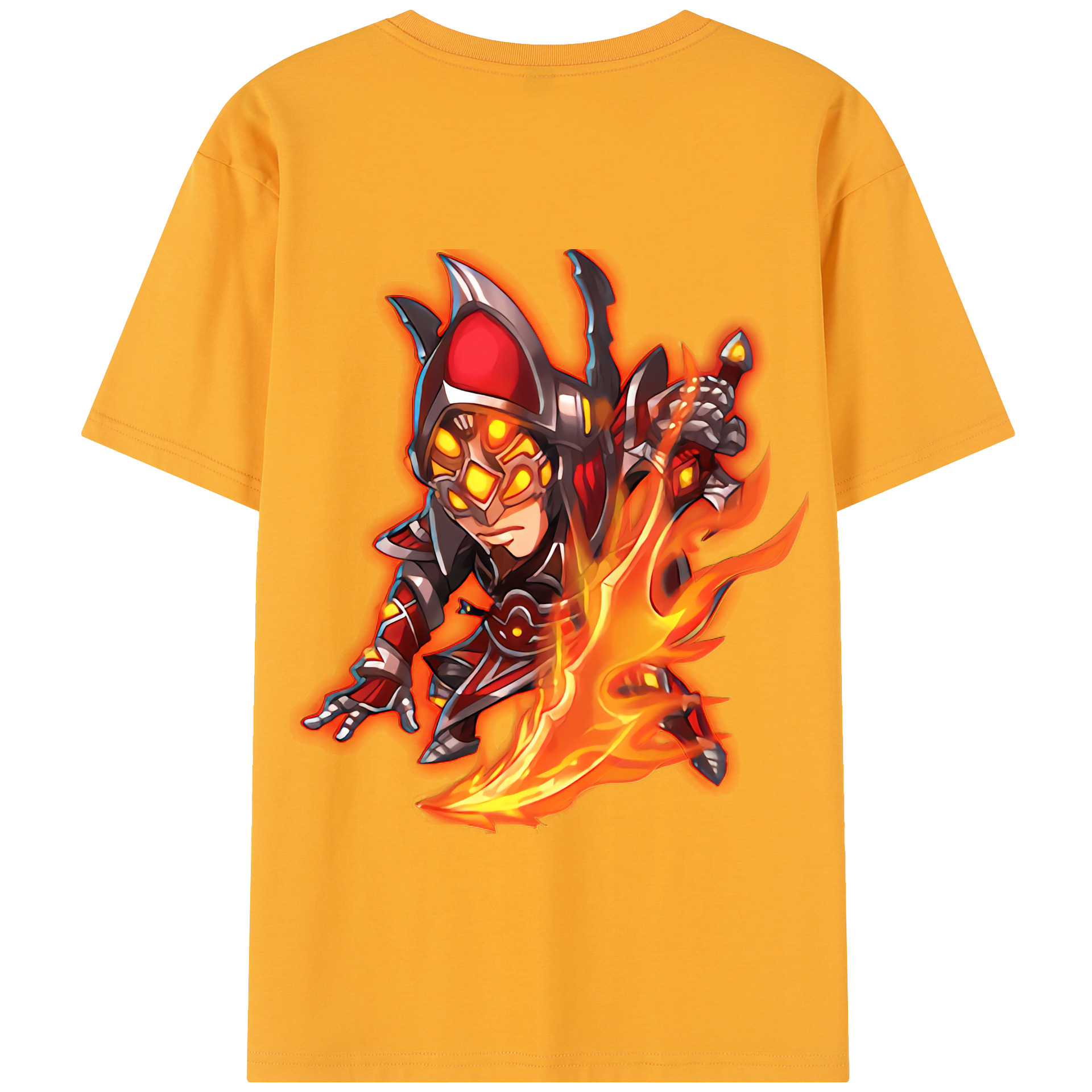 リーグ・オブ・レジェンド League of Legends LOL 綿100％半袖Tシャツ（背面プリント）