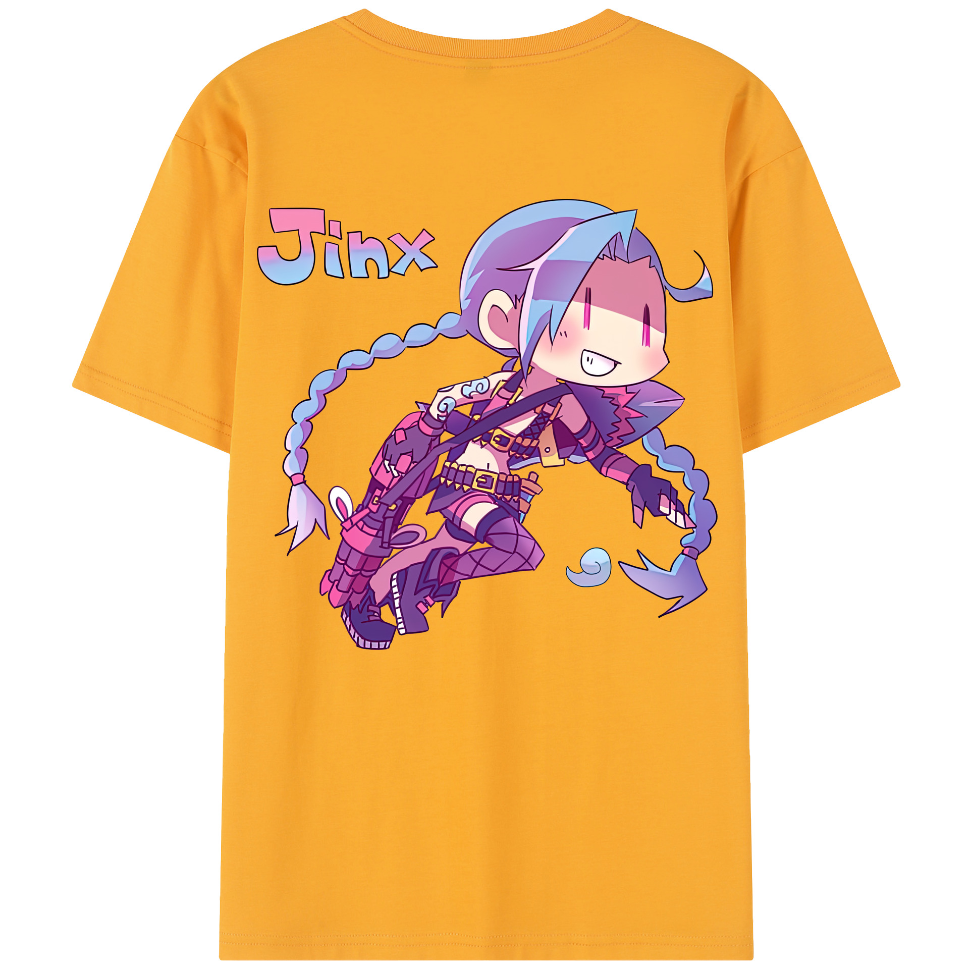 リーグ・オブ・レジェンド League of Legends LOL 綿100％半袖Tシャツ（背面プリント）