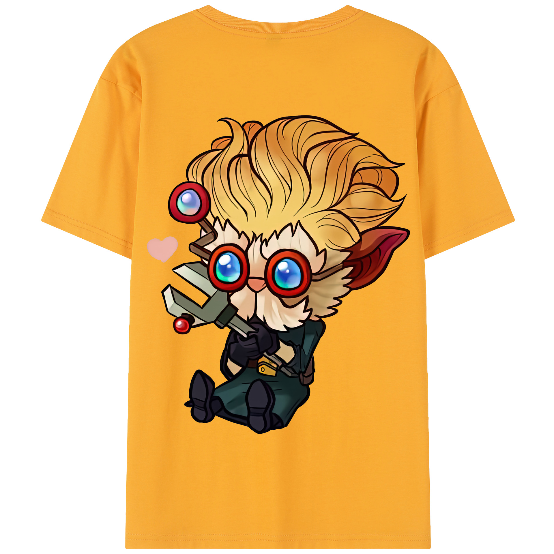 リーグ・オブ・レジェンド League of Legends LOL 綿100％半袖Tシャツ（背面プリント）