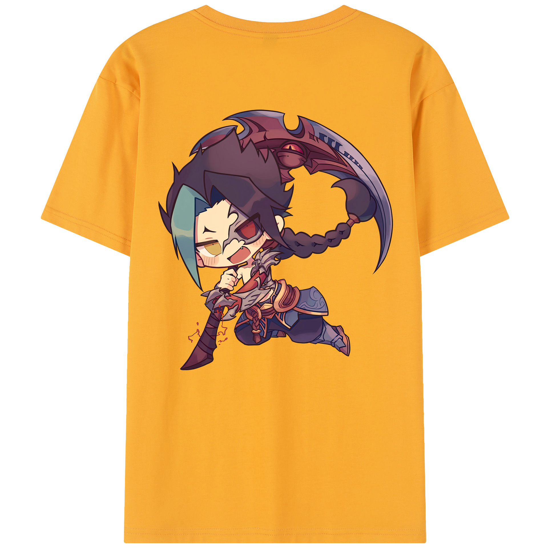 リーグ・オブ・レジェンド League of Legends LOL 綿100％半袖Tシャツ（背面プリント）