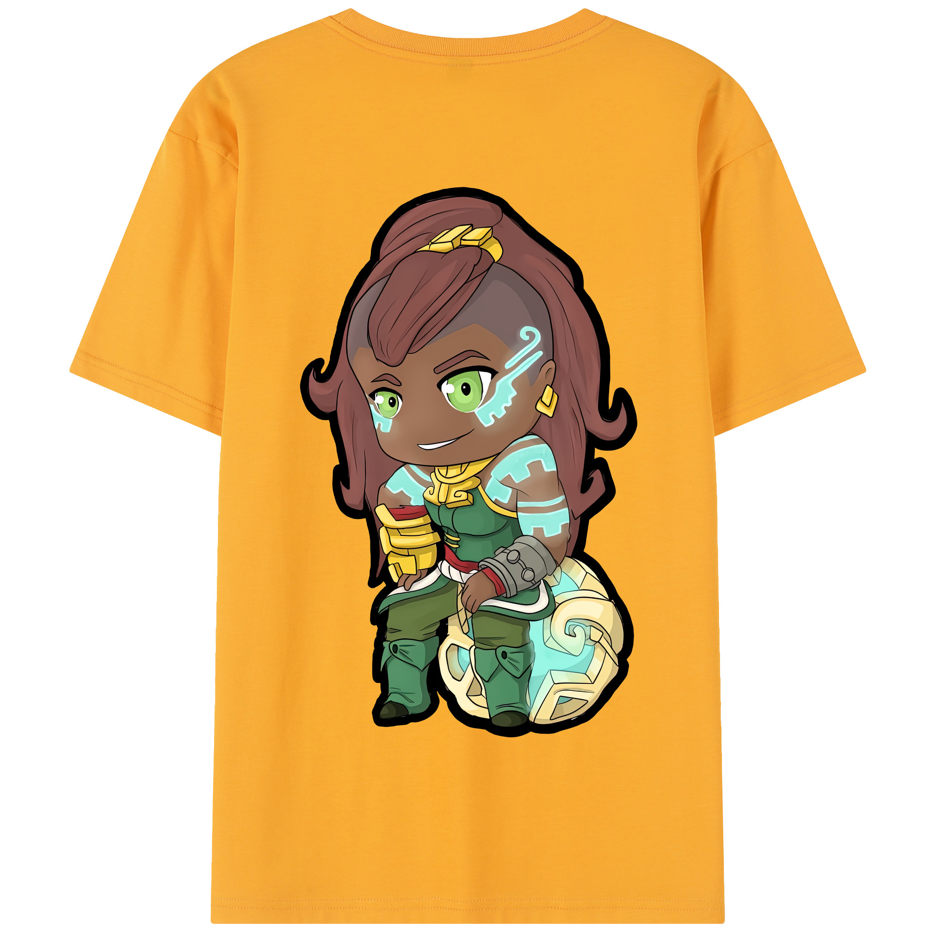 リーグ・オブ・レジェンド League of Legends LOL 綿100％半袖Tシャツ（背面プリント）