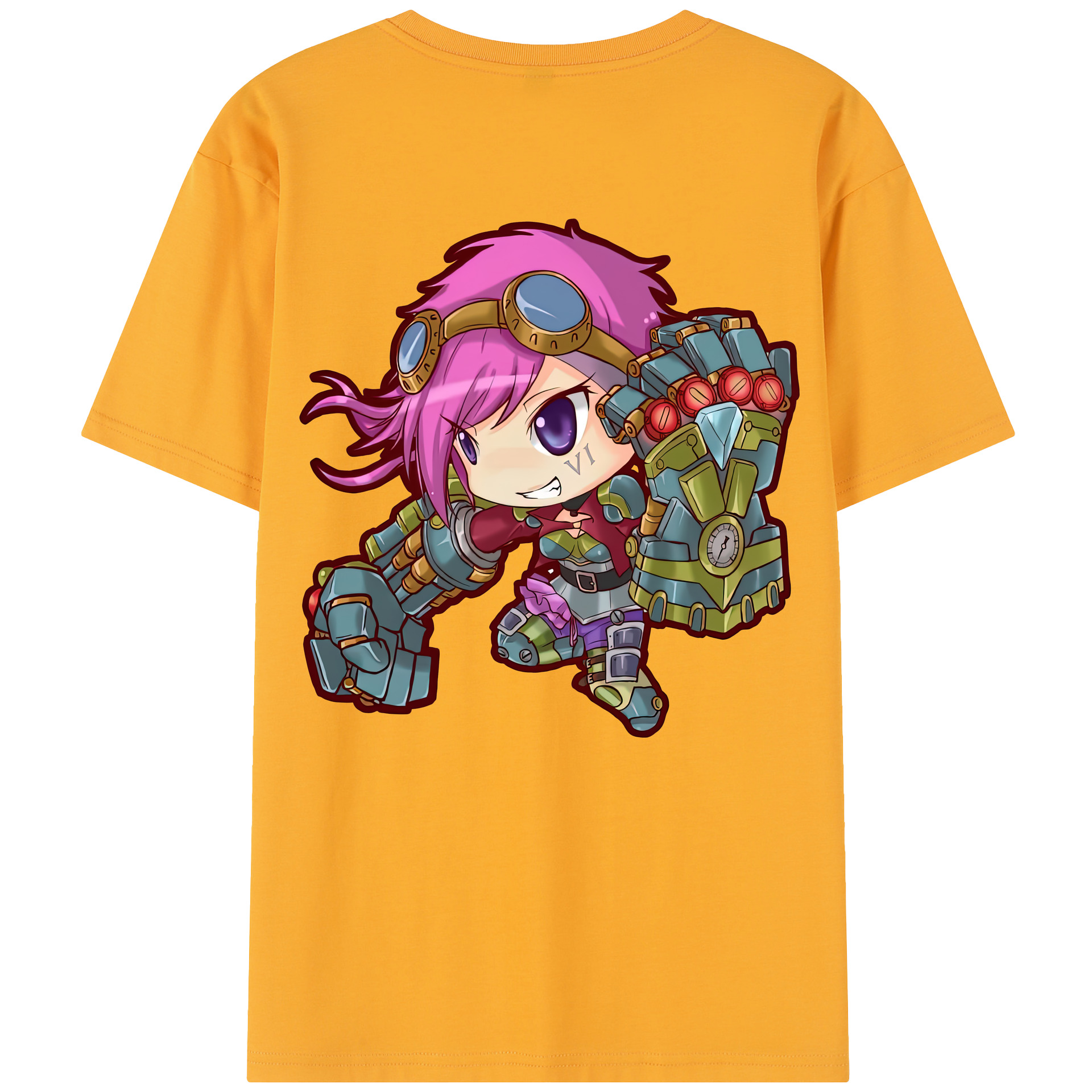 リーグ・オブ・レジェンド League of Legends LOL 綿100％半袖Tシャツ（背面プリント）
